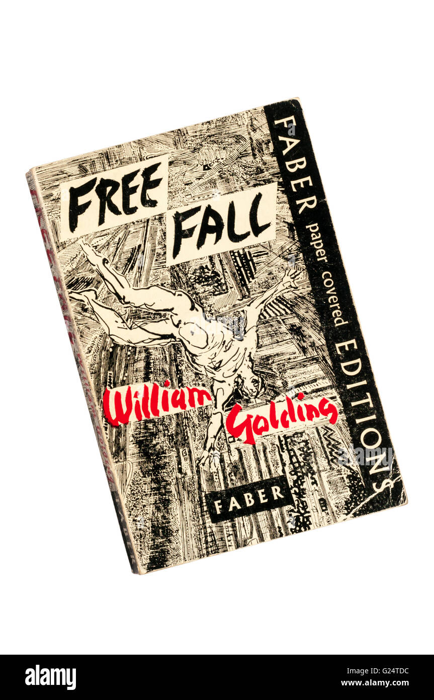 A paperback copy of Free Fall, the fourth novel by William Golding, published by Faber & Faber. First published in 1959. Stock Photo