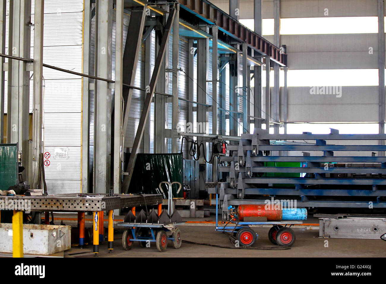 look at the prospect of industrial plant construction Stock Photo - Alamy