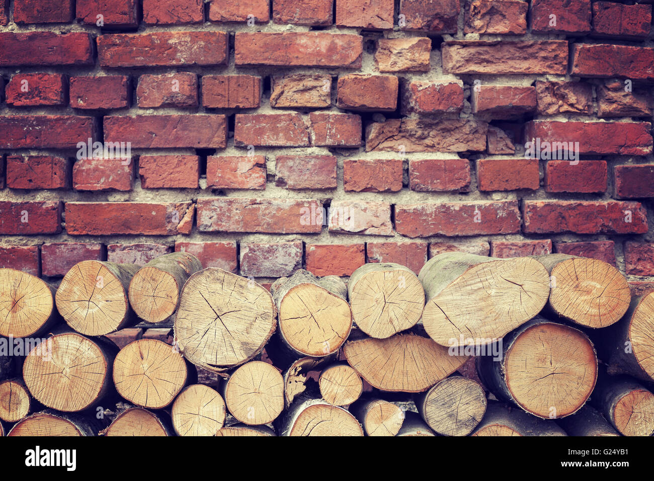 Old wall with brick hi-res stock photography and images - Alamy