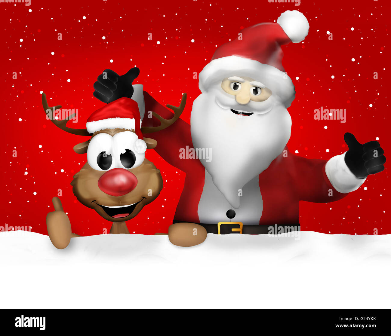 Merry Christmas Santa Claus Stock Photo