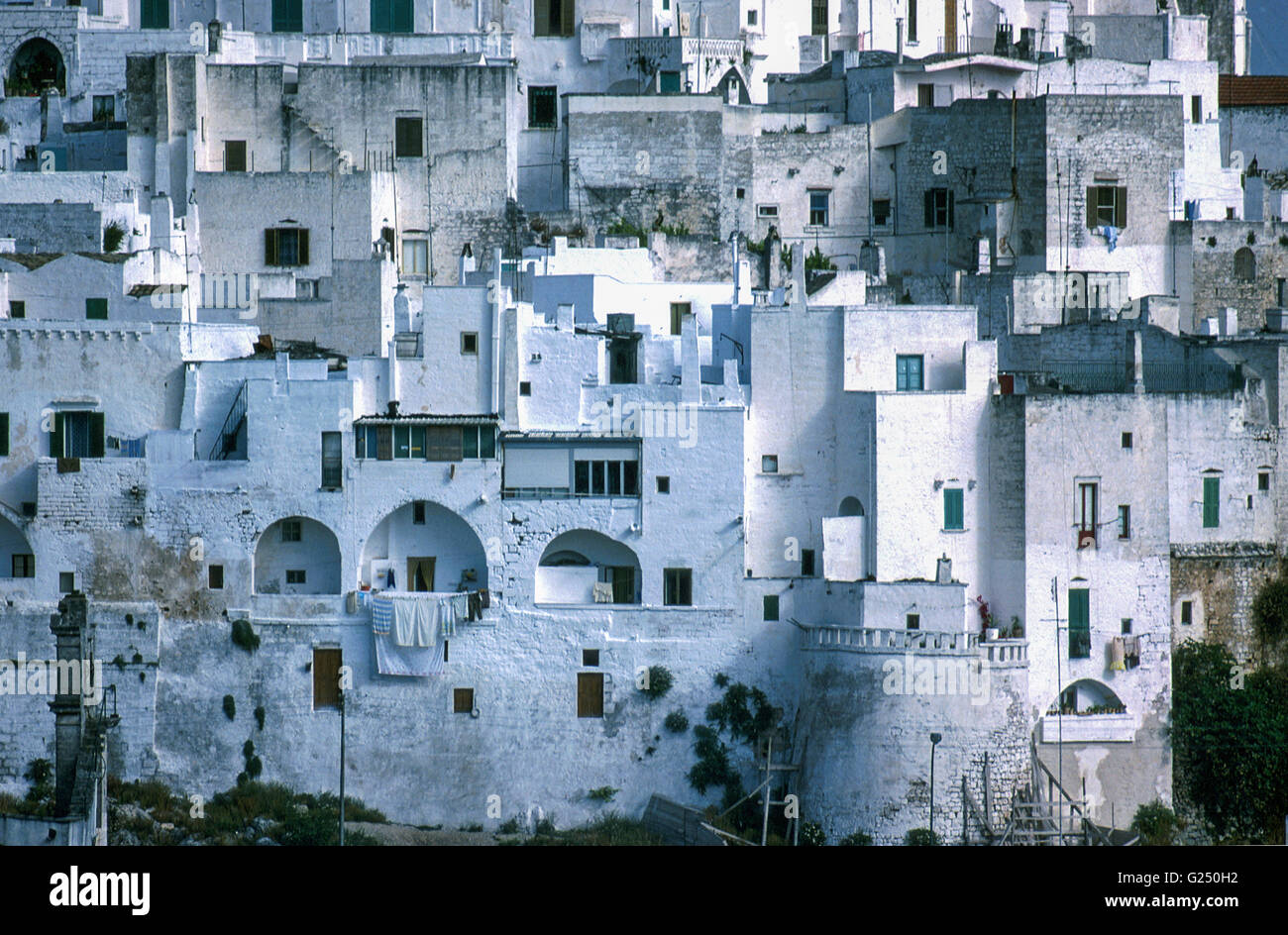 The 'white city' of Ostuni in Apulia Stock Photo