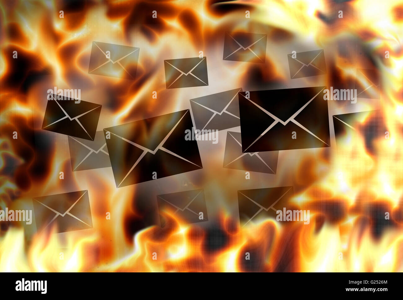Fire Flames Background Stock Photo - Alamy