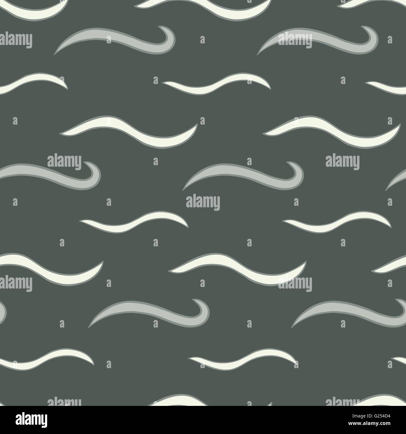 Vector seamless texture. The pattern of abstract waves Stock Vector ...
