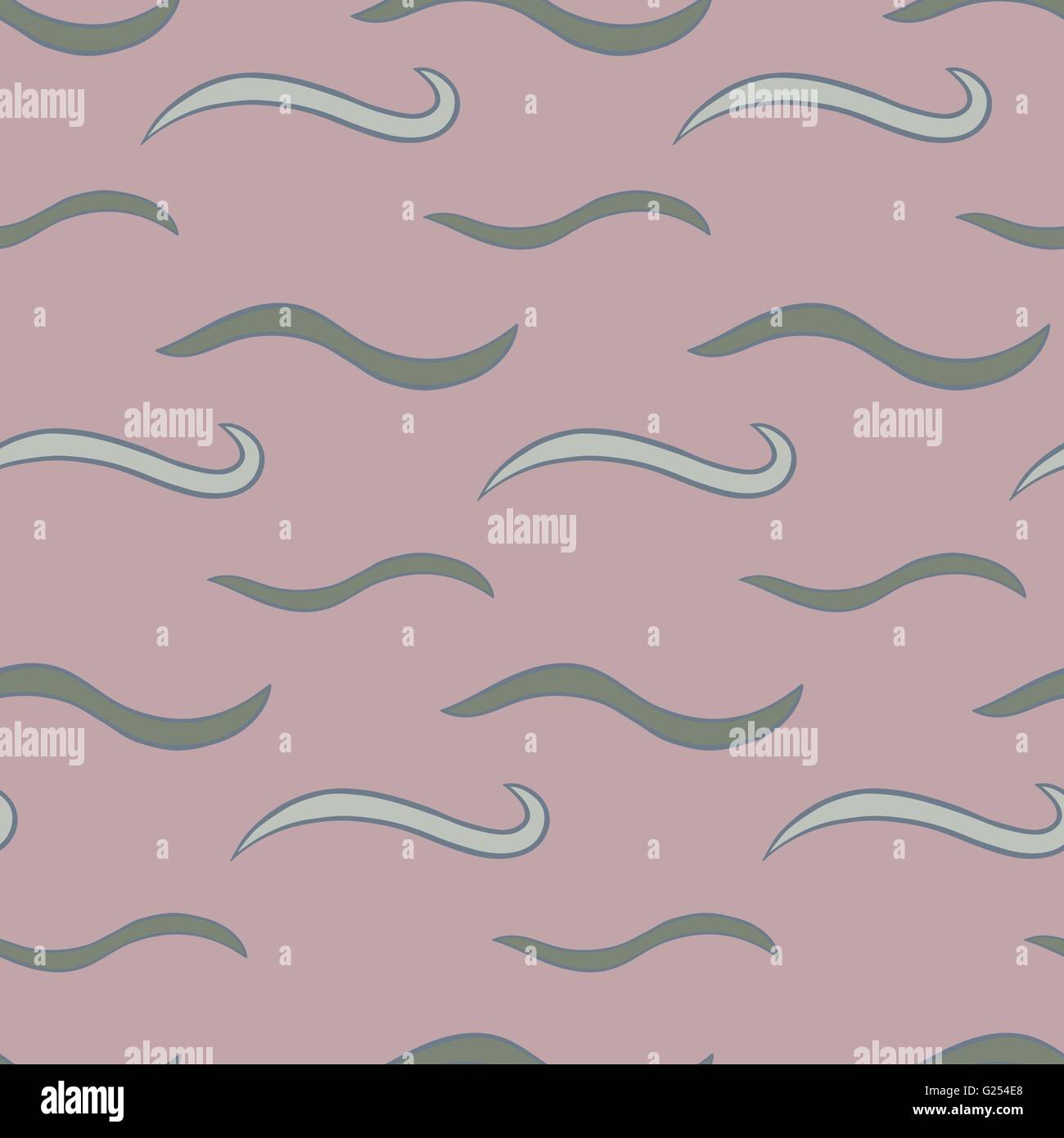 Vector seamless texture. The pattern of abstract waves Stock Vector ...