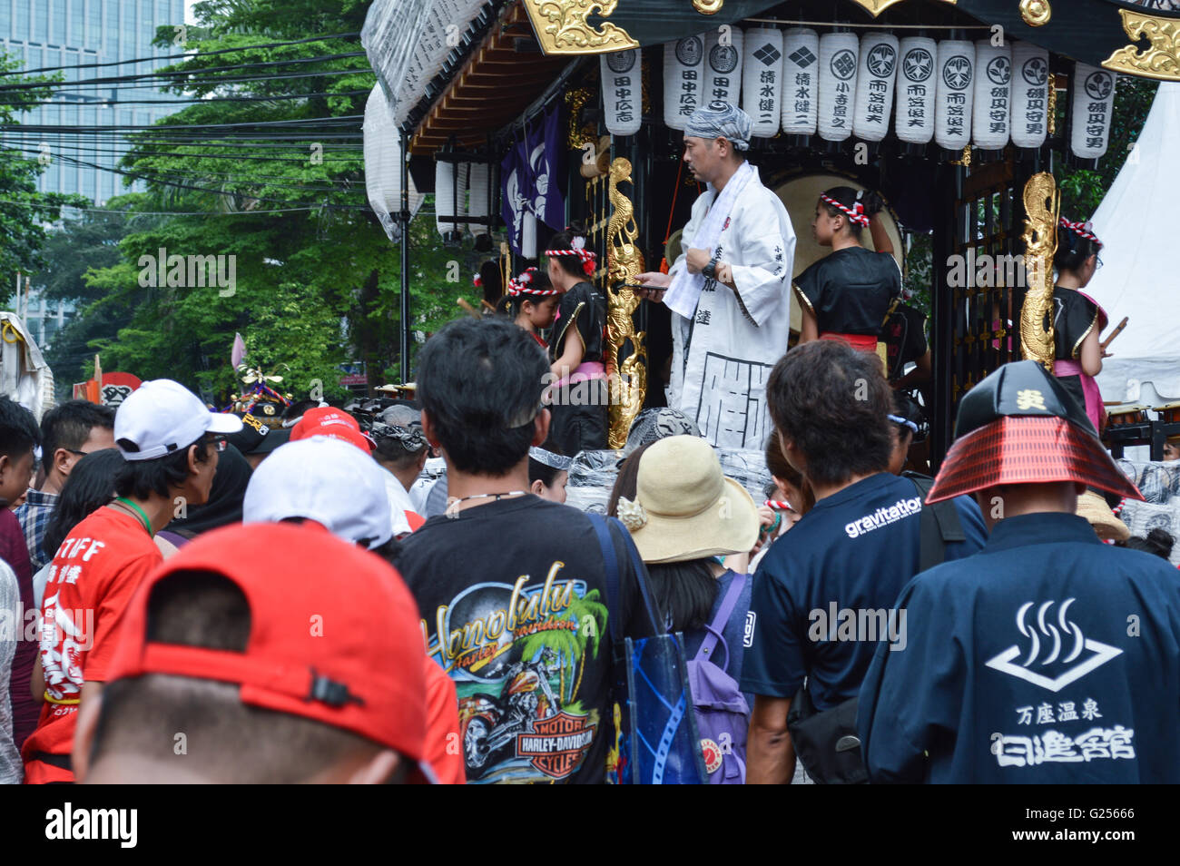 Little tokyo ennichisai japan festival. Blok M, Jakarta, Indonesia Stock Photo