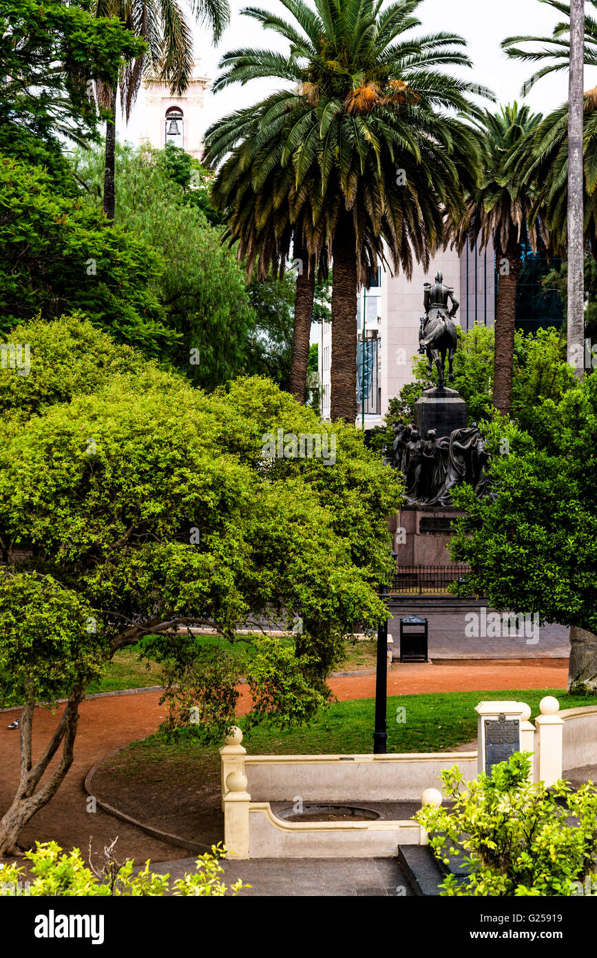 Central square, Plaza 9 de Julio, Salta, Argentina Stock Photo - Alamy