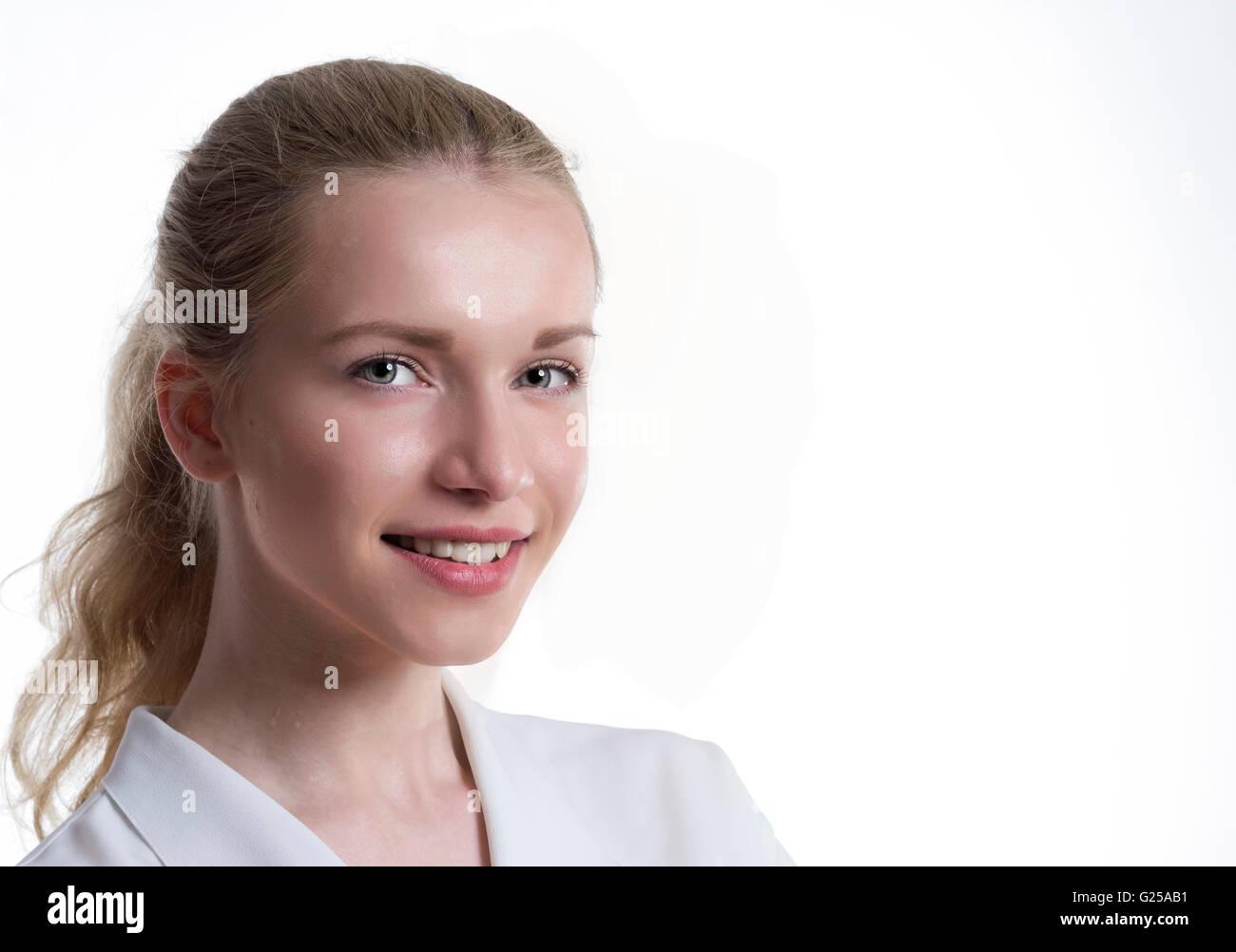 Portrait of a smiling woman Stock Photo