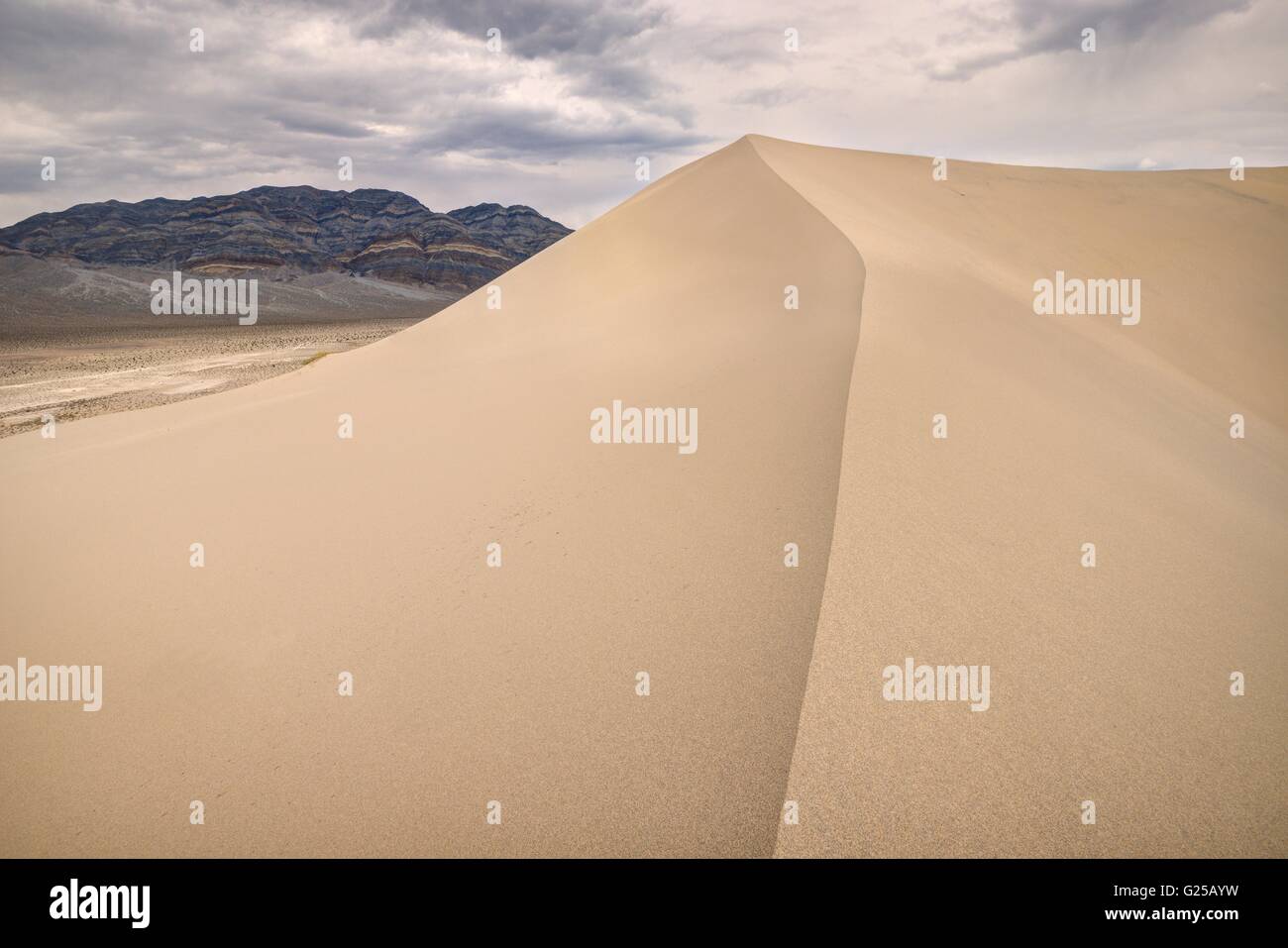 Eureka Sand Dunes, Death Valley National Park, California, United States Stock Photo