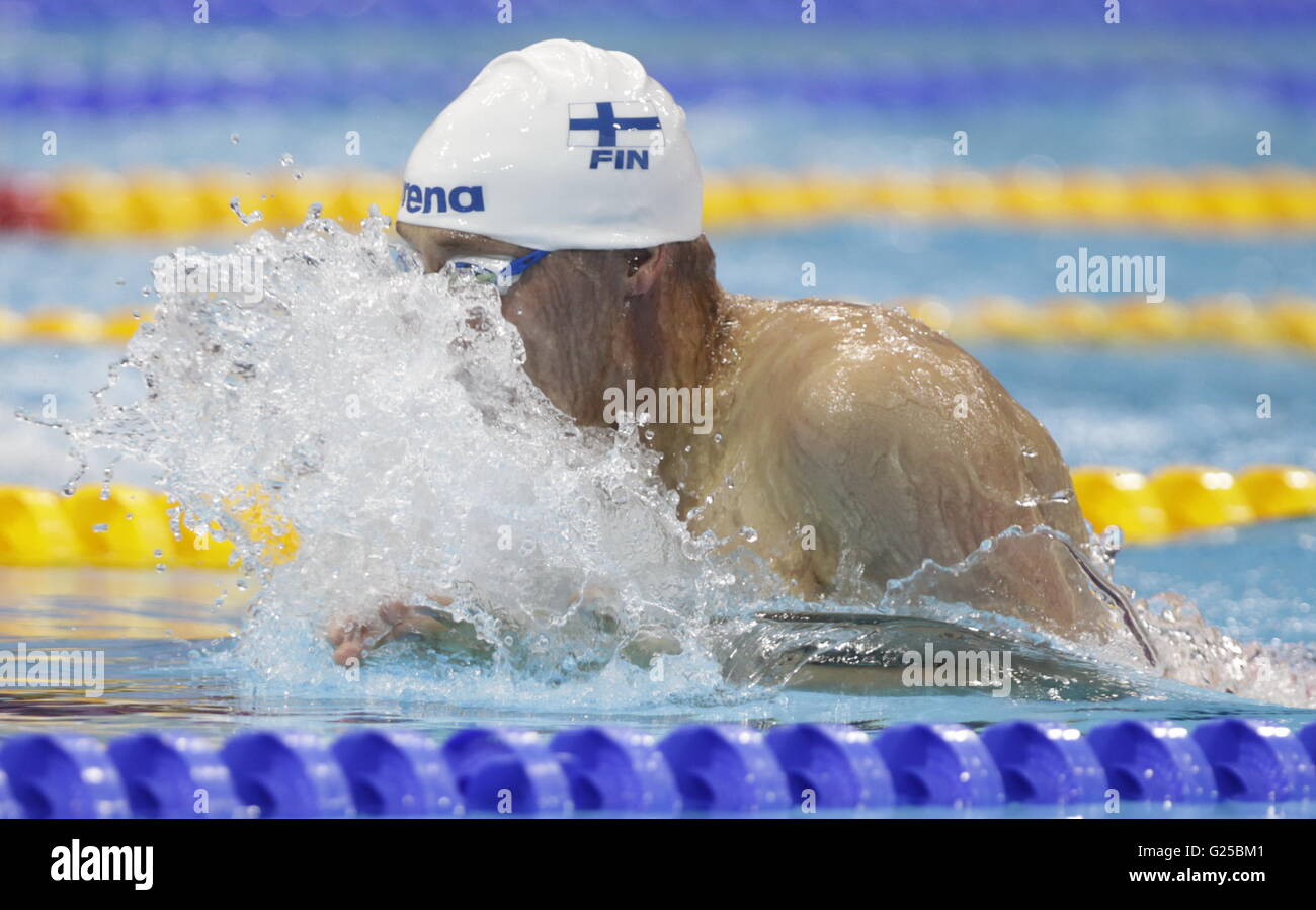 London, England May 19, 2016 Matti Mattsson swimmer Finns 5 th of the
