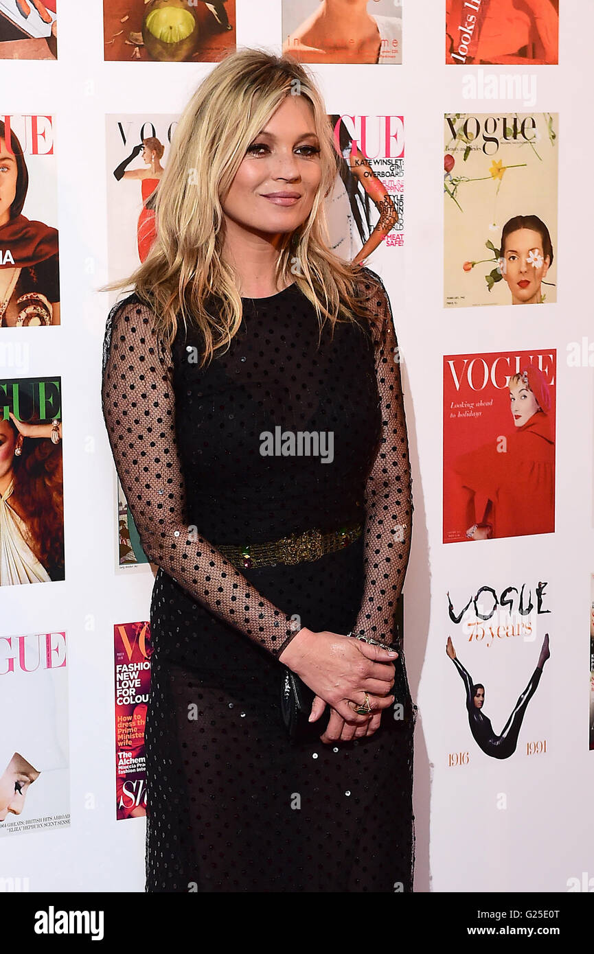 Kate Moss attending The Vogue 100 Gala Dinner at East Albert Lawn, Kensington Gardens, London