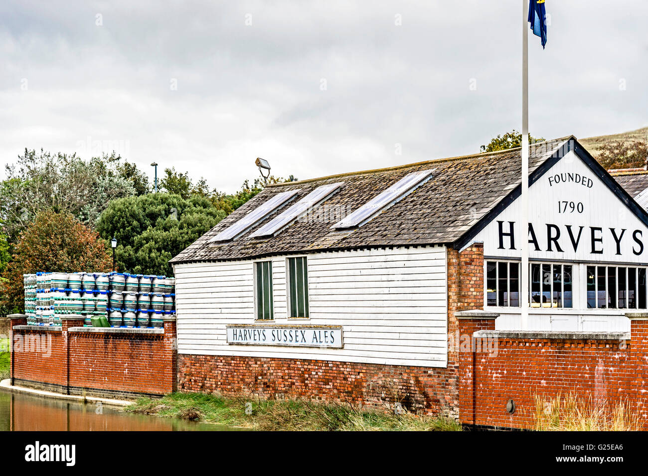 Lewes, East Sussex, Harveys Brewery Stock Photo