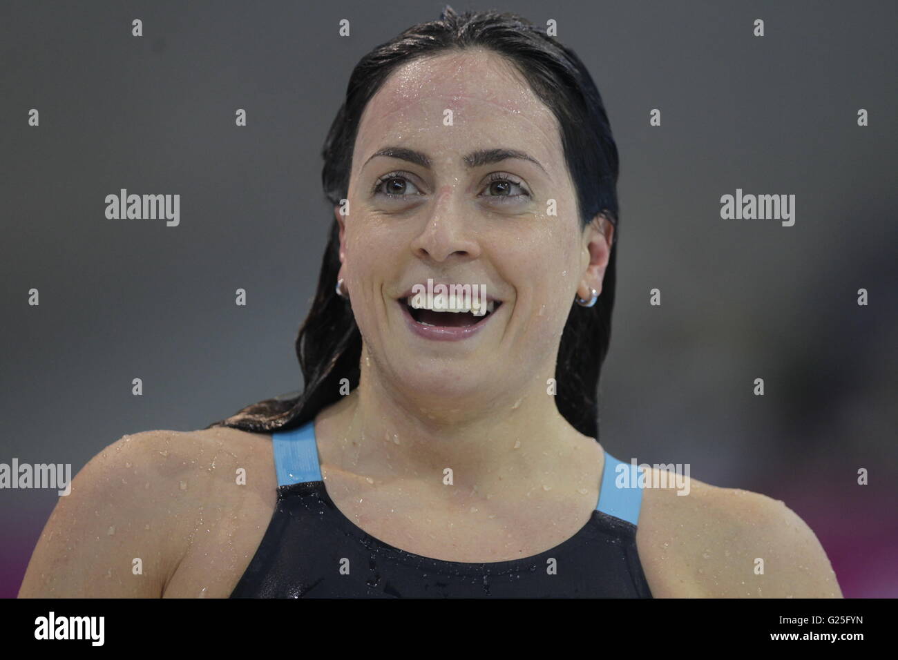 London, England May 21, 2016 Italian swimmer Alessia Polieri in the 2nd