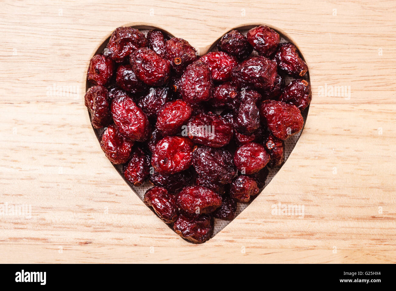 Healthy high fiber food, organic nutrition. Dried cranberries cranberry