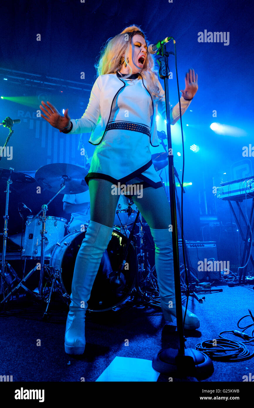 Elle Exxe plays Concorde2 on 20/05/2016 at Concorde2 as part of The Great Escape New Music Festival in Brighton.  Persons pictured: Elle Exxe. Picture by Julie Edwards. Stock Photo