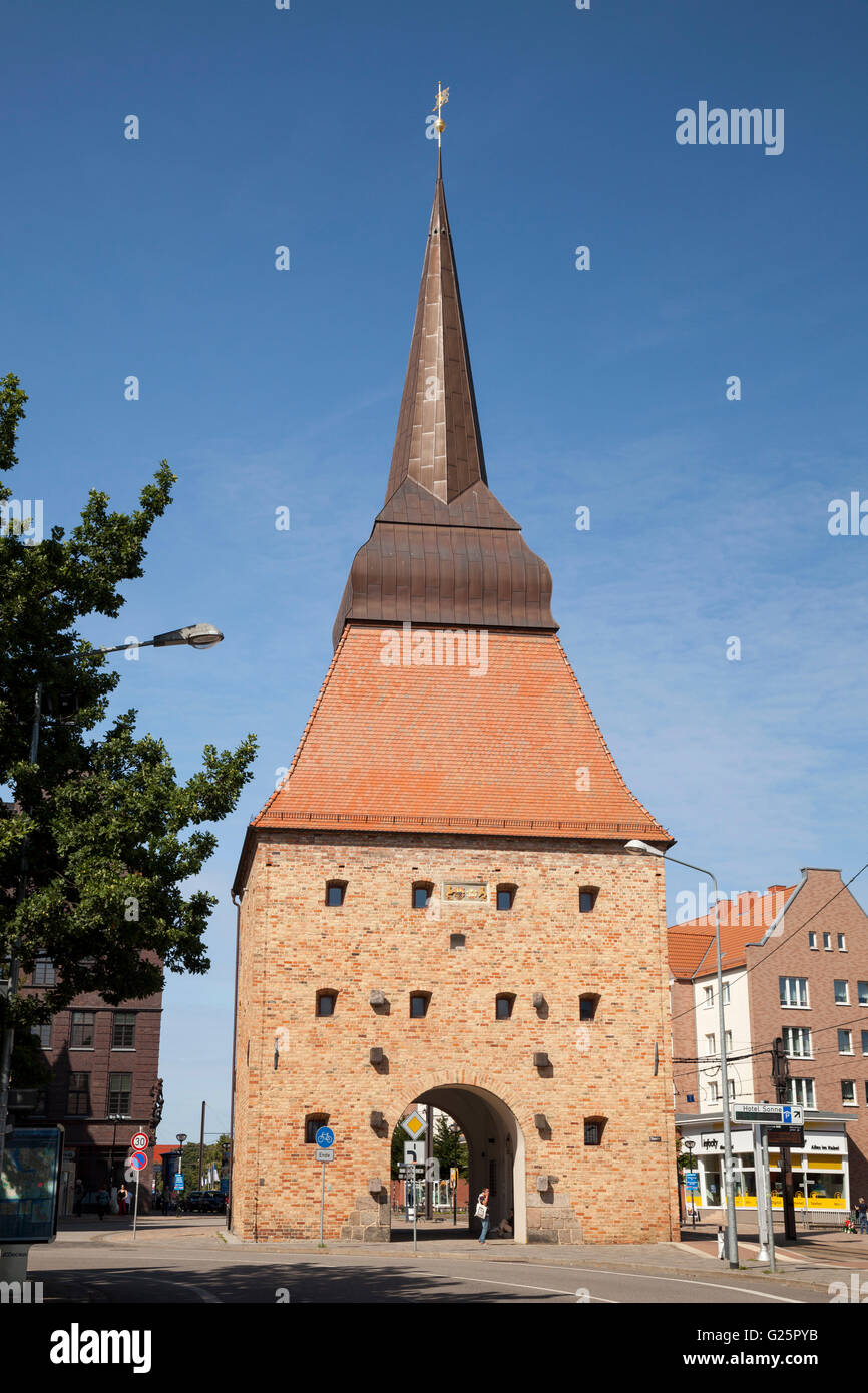 Stone Gate Rostock Steintor gate rostock germany hi-res stock photography and images - Alamy