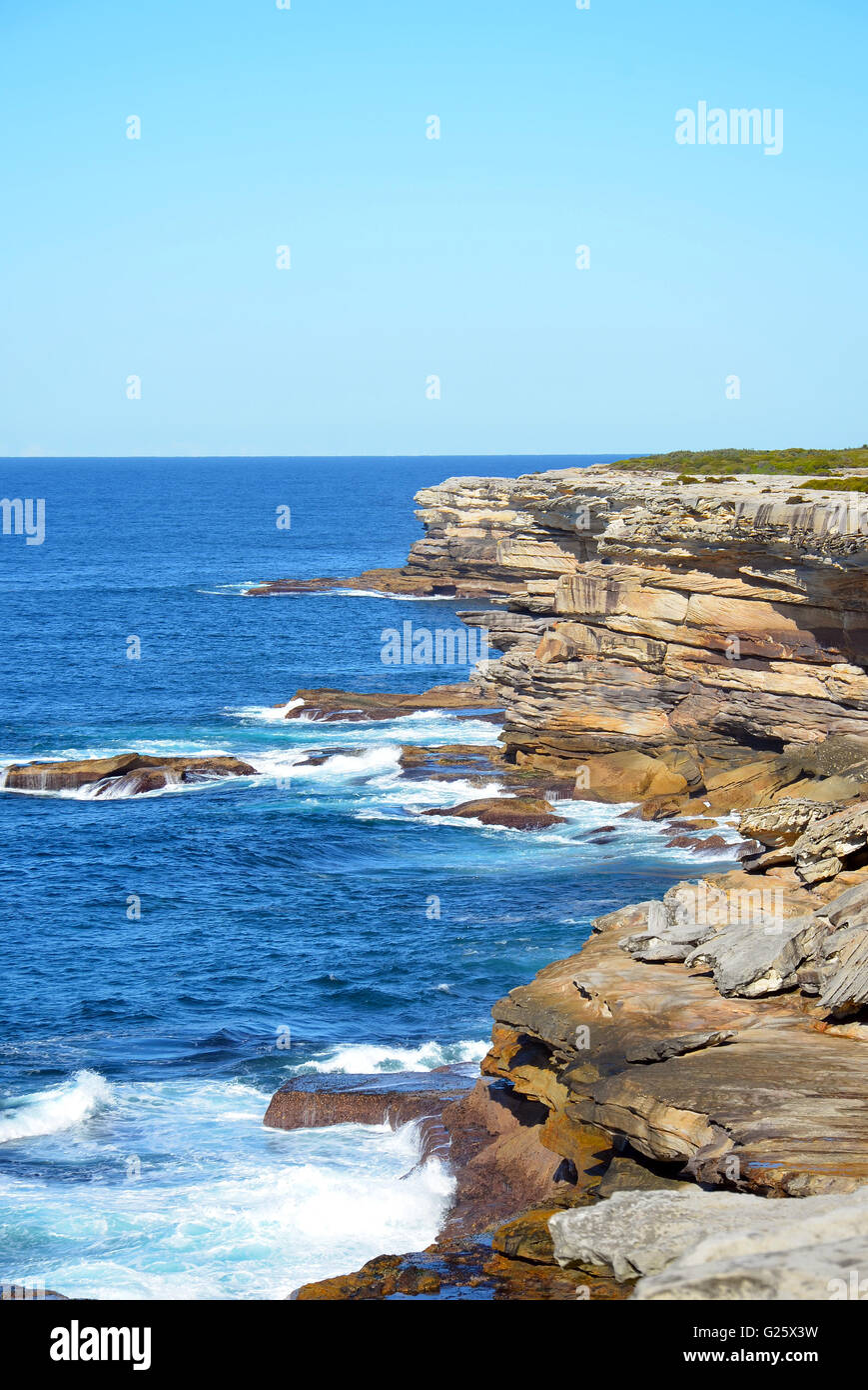 Rock fall erosion sea cliffs hi-res stock photography and images - Alamy
