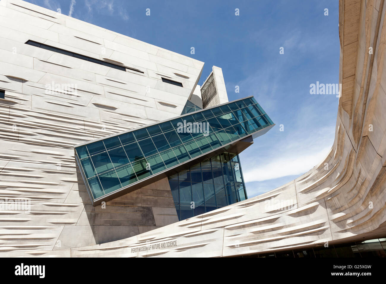 The Perot Museum of Nature and Science in Dallas, TX, USA Stock Photo