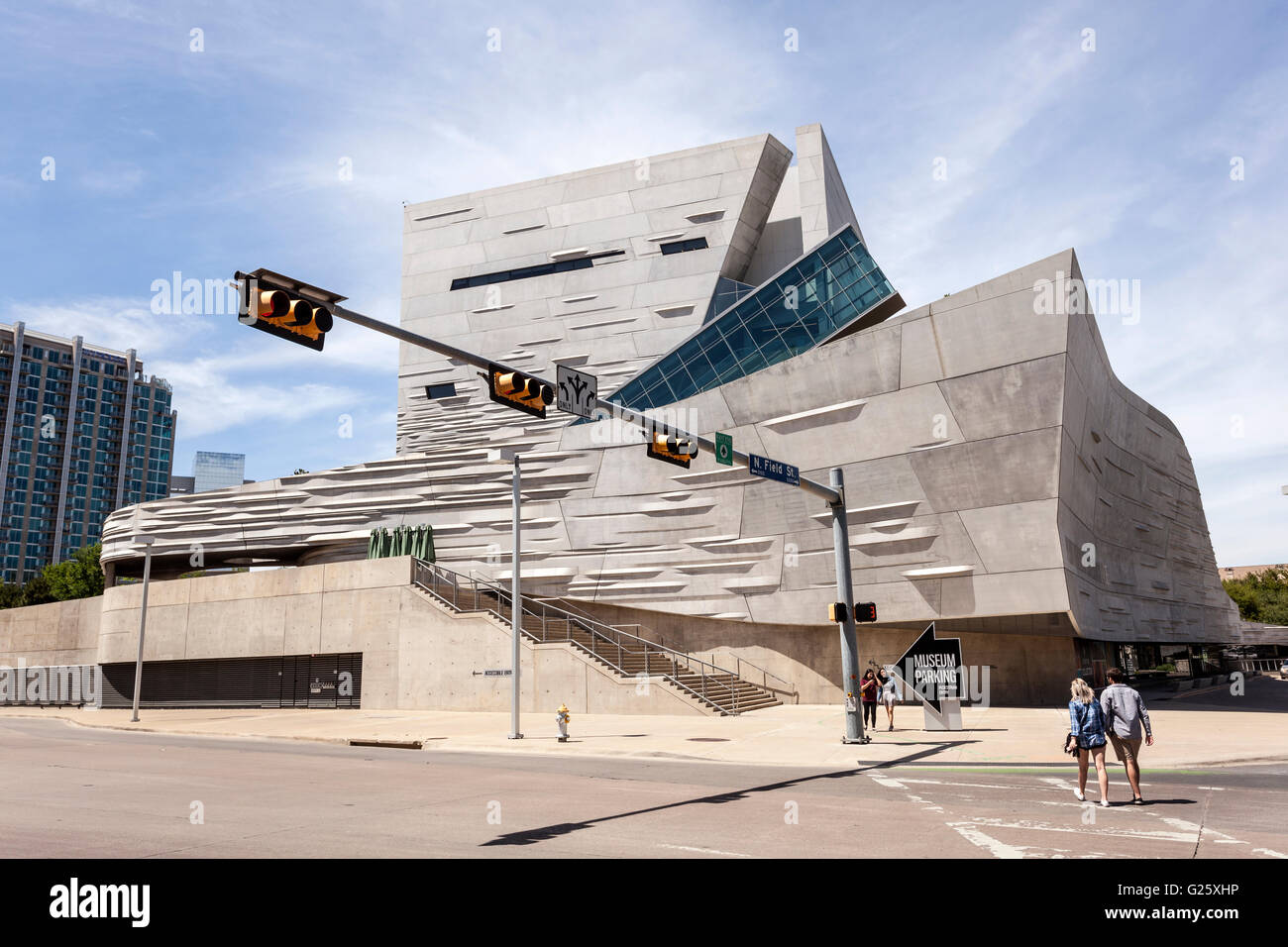 The Perot Museum of Nature and Science in Dallas, TX, USA Stock Photo