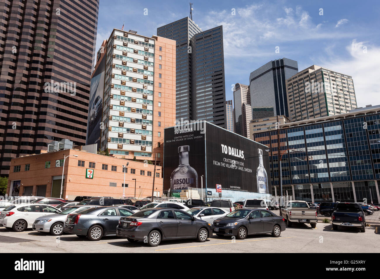 Vodka Commercial in Dallas, USA Stock Photo Alamy