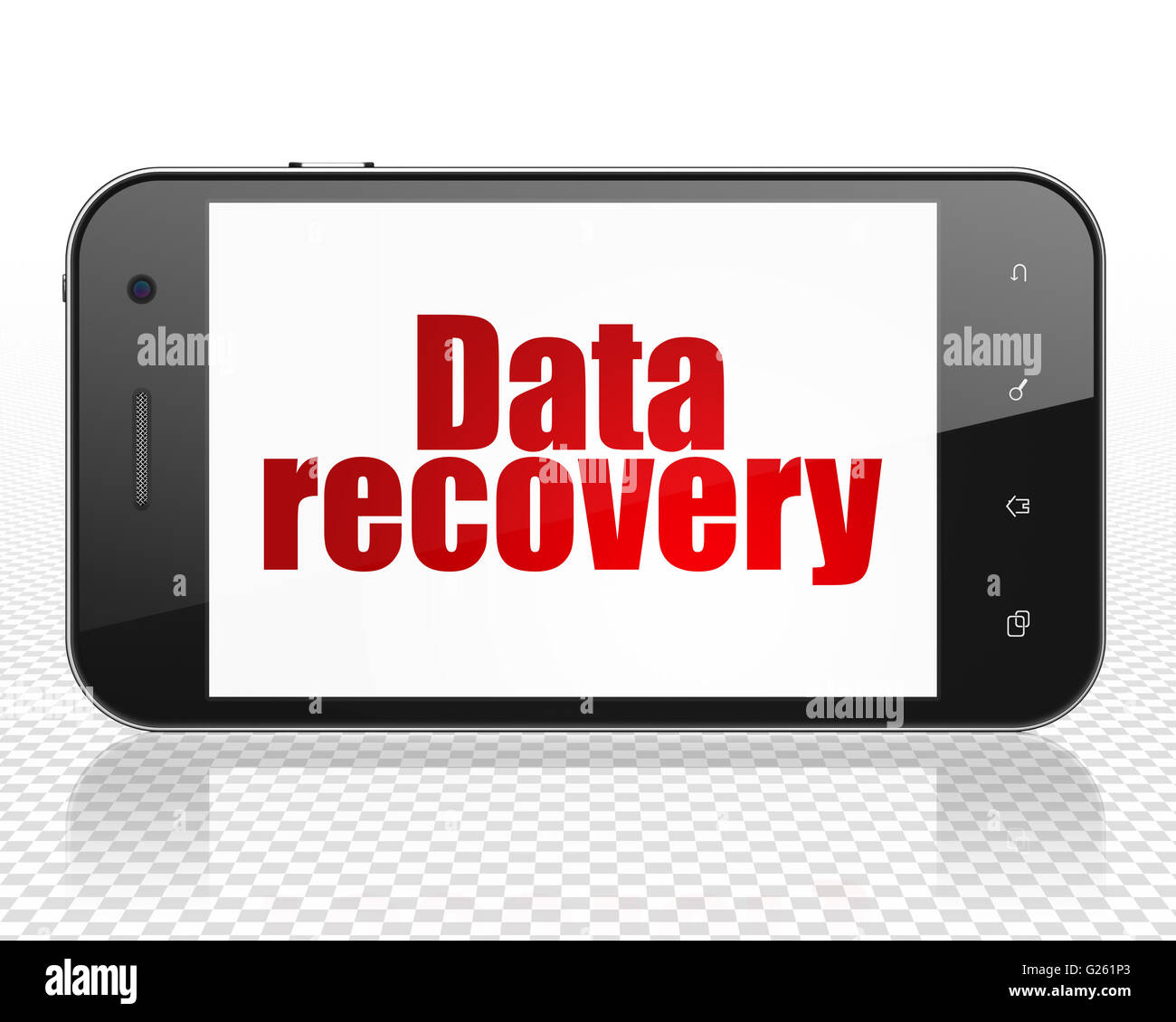 Information concept: Smartphone with Data Recovery on display Stock ...
