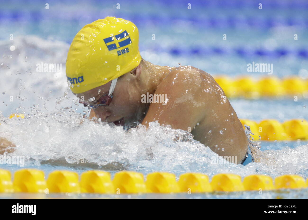 London, England, 20 May 2016 Swedish swimmer Jennie Johansson in the