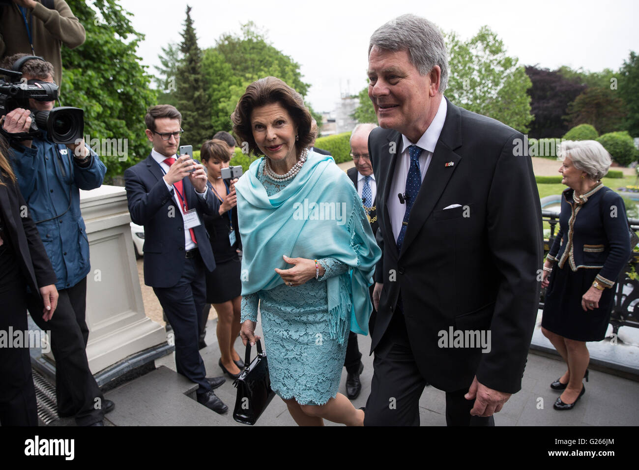 Moenchengladbach Germany 4th May 2016 Queen Silvia Of Sweden