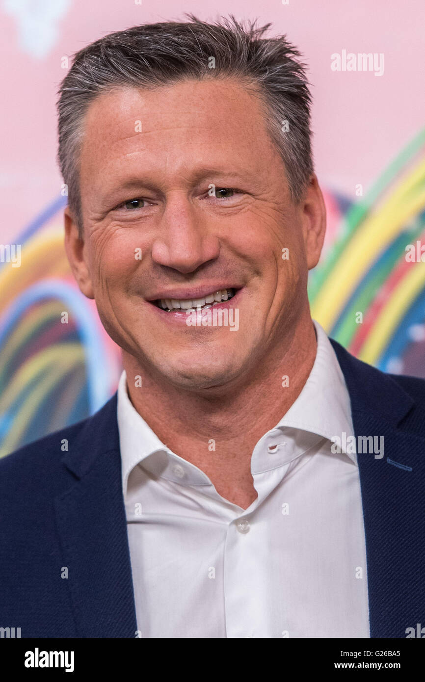 Hamburg, Germany. 24th May, 2016. ZDF pundit Christian Keller poses ...