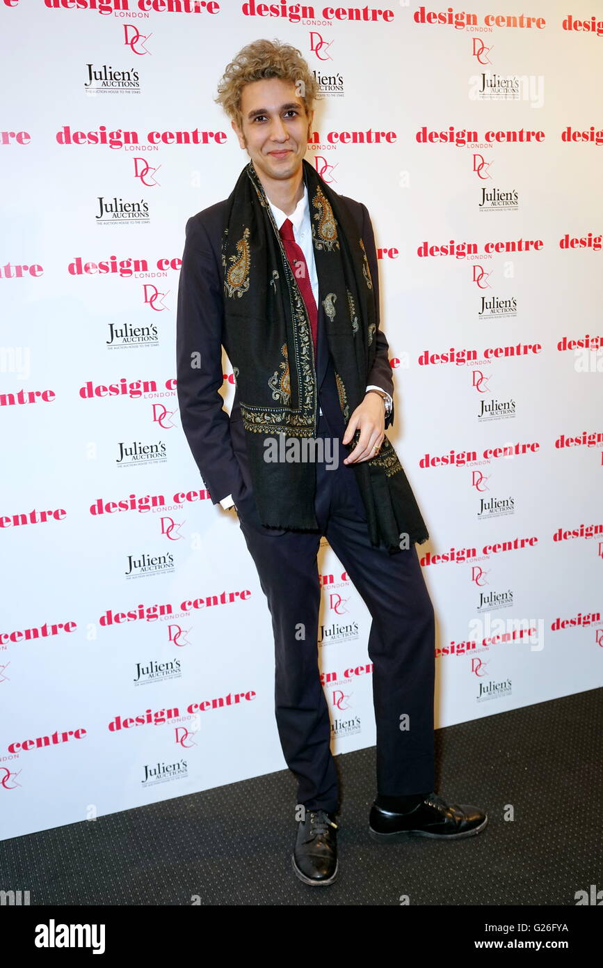London, UK. 25th May, 2016. : Kubilai Iksel attend the Marilyn Monroe: Legacy of a Legend launch at the Design Centre, Chelsea Harbour, London. Credit:  See Li/Alamy Live News Stock Photo