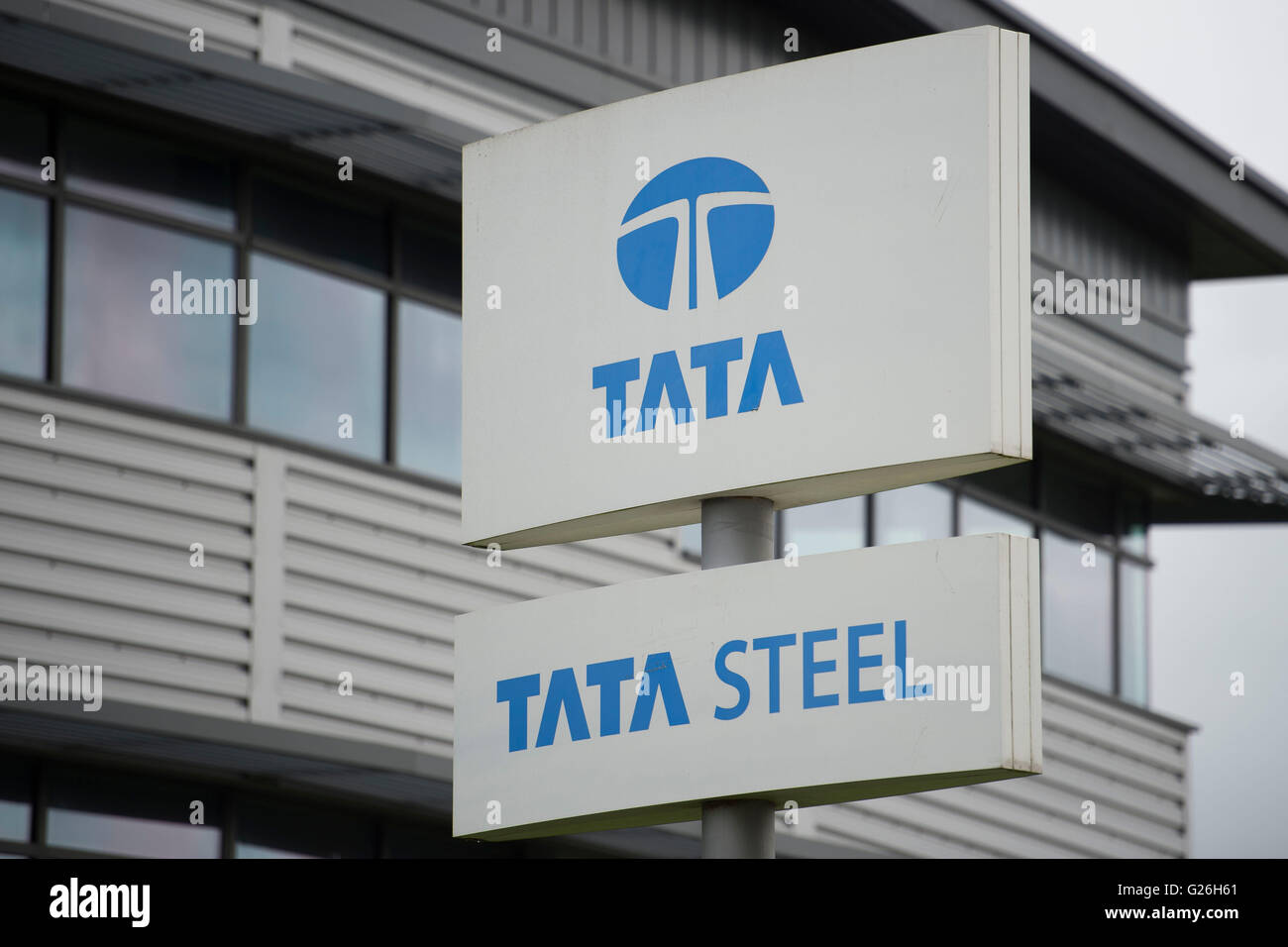 Industrial production plant Tata Steel b, Stock Video