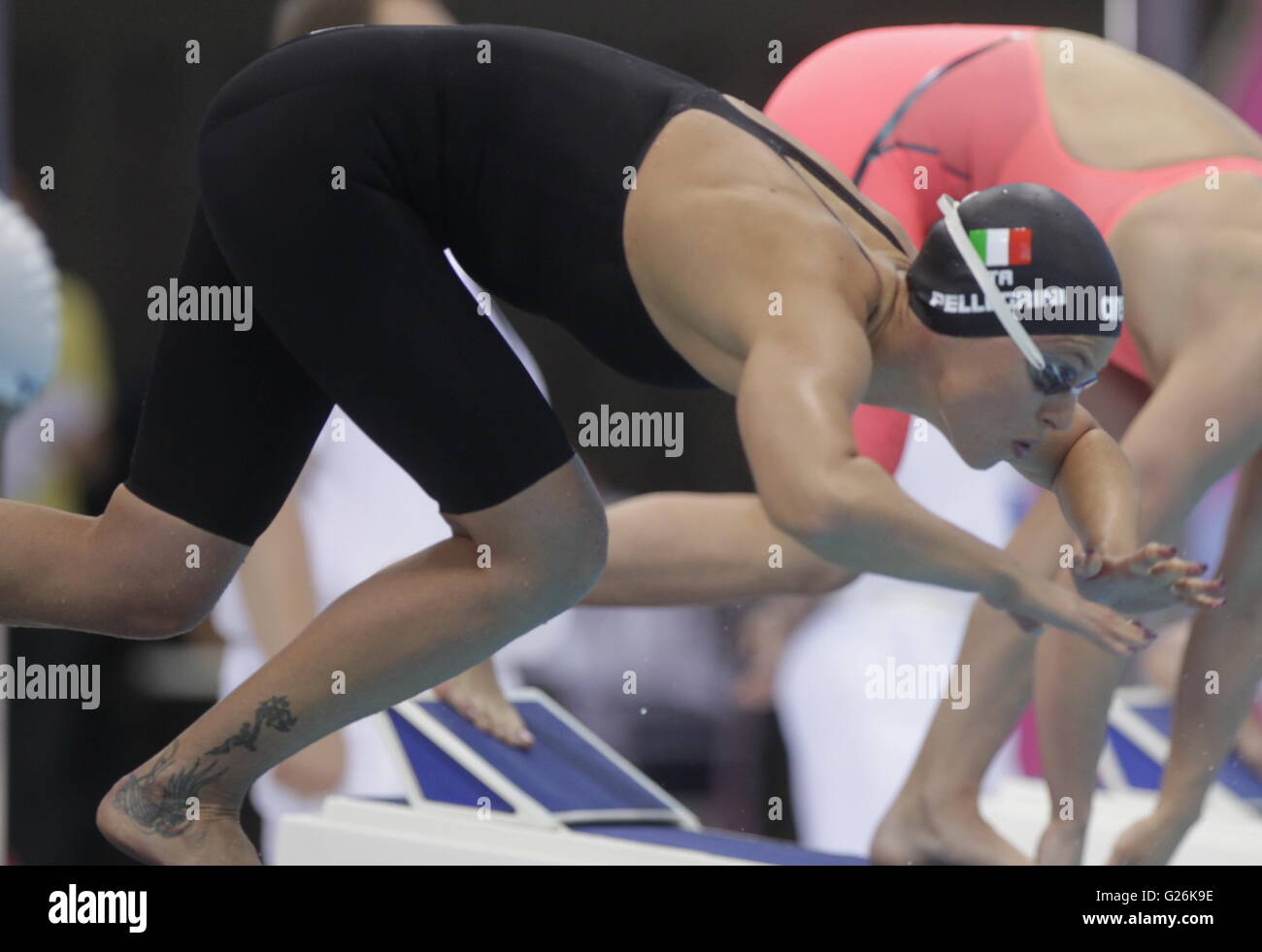 London, England: May 20, 2016 Italian swimmer Federica Pellegrini in