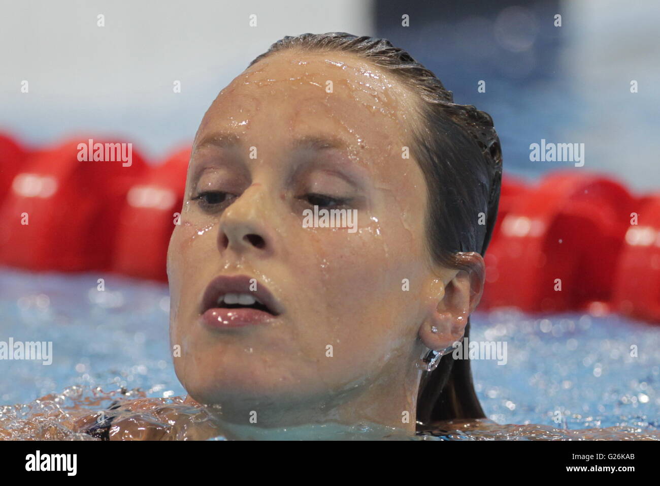 London, England: May 20, 2016 Italian swimmer Federica Pellegrini in