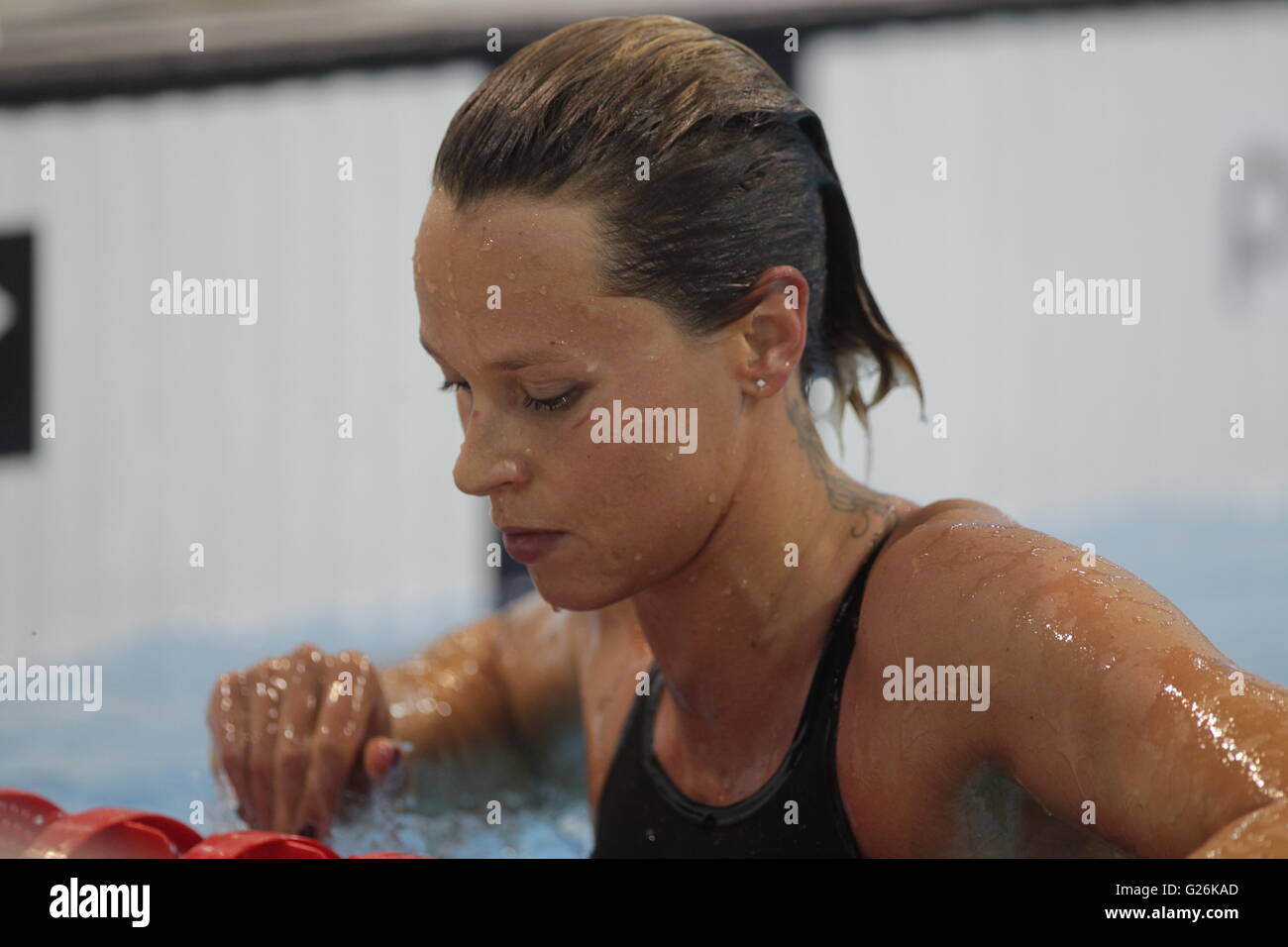 London, England: May 20, 2016 Italian swimmer Federica Pellegrini in