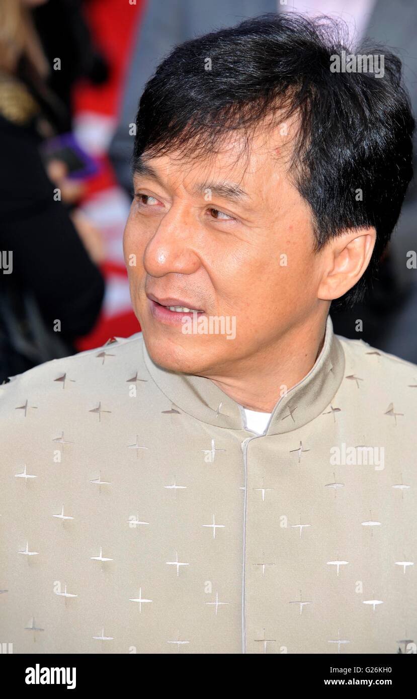 Jackie Chan attending the Gala Premiere of The Karate Kid Held at the Odeon, Leicester Square, London Stock Photo