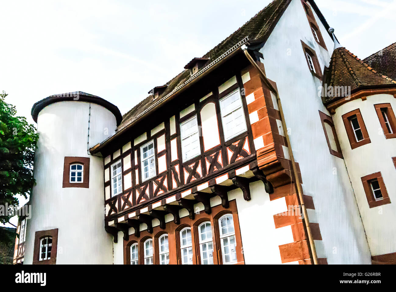 Halftimbered house Birthplace of Brothers Grimm in Steinau, Germany