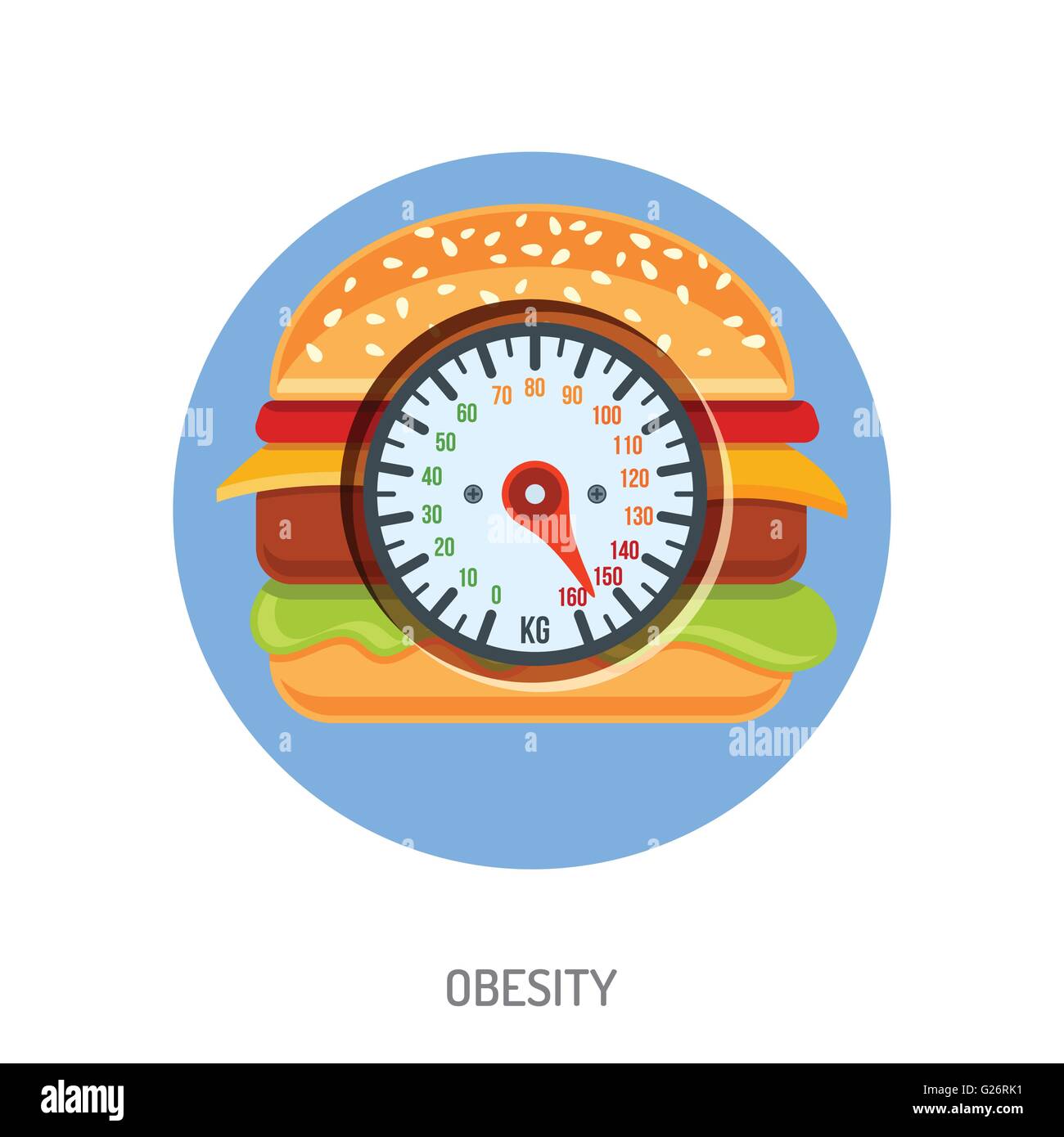 Obesity and Overweight Concept Stock Vector Image & Art - Alamy