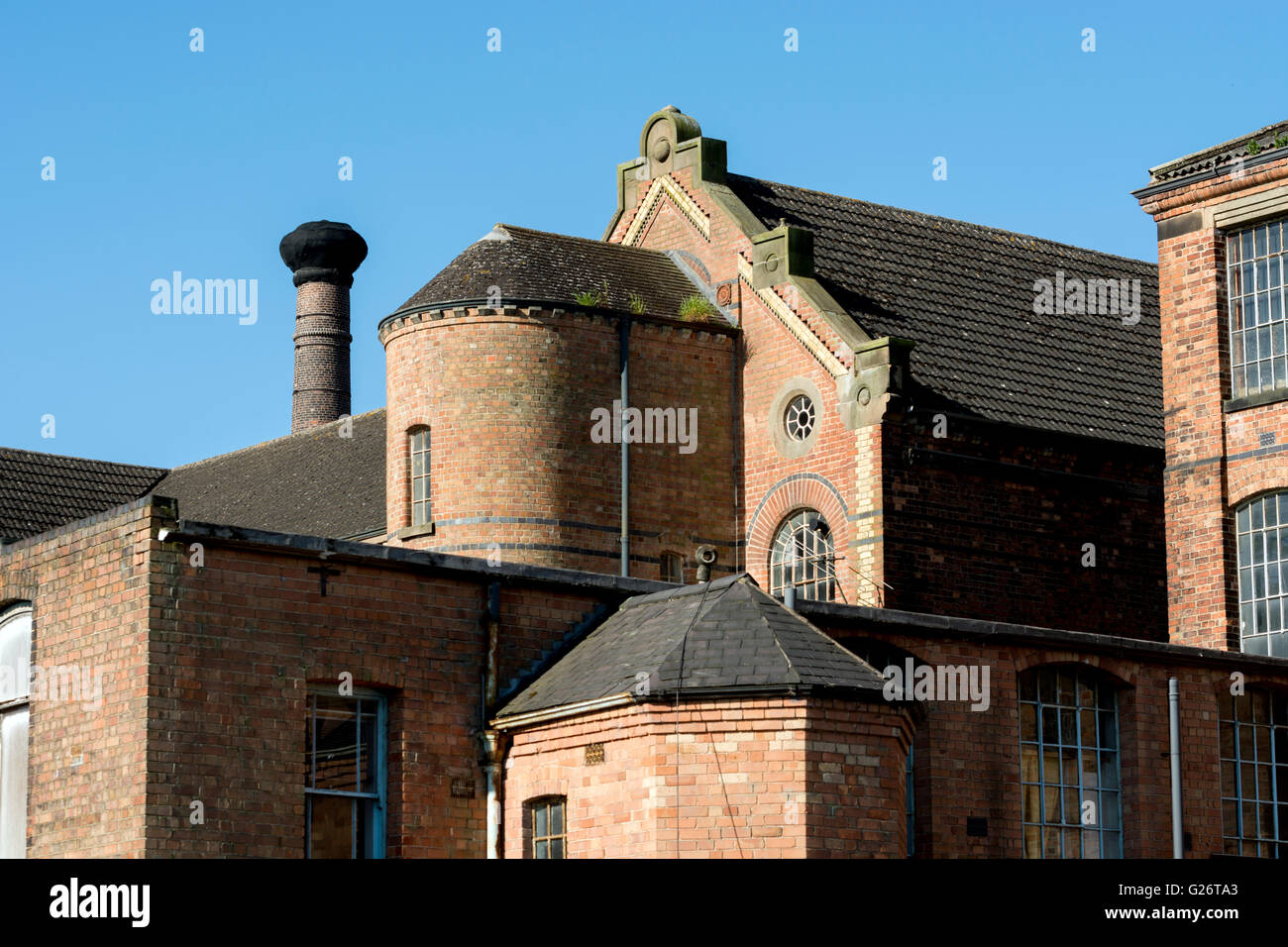 The former Harrington Mill, Long Eaton, Derbyshire, England, UK Stock Photo