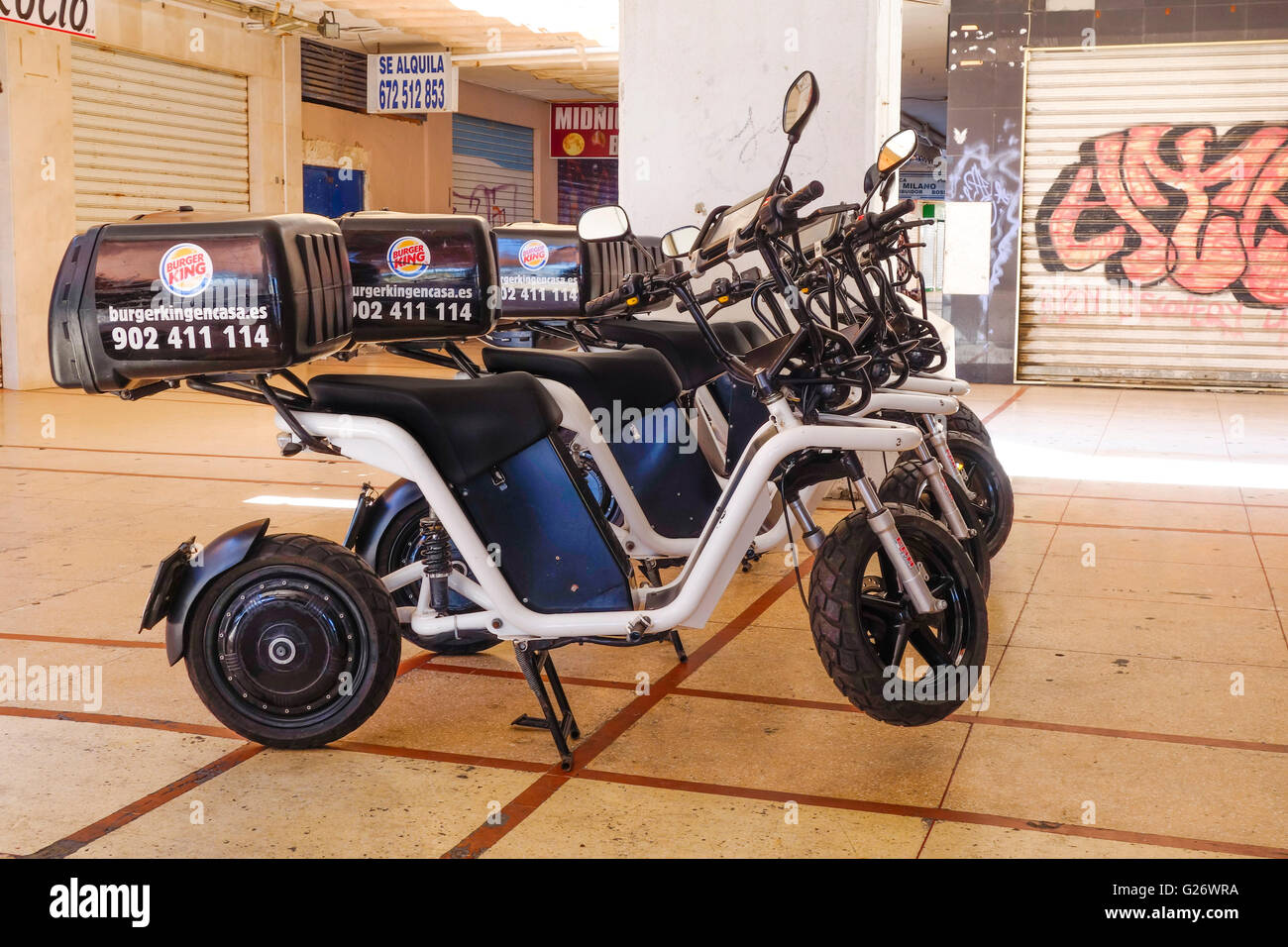 electric delivery motorcycle