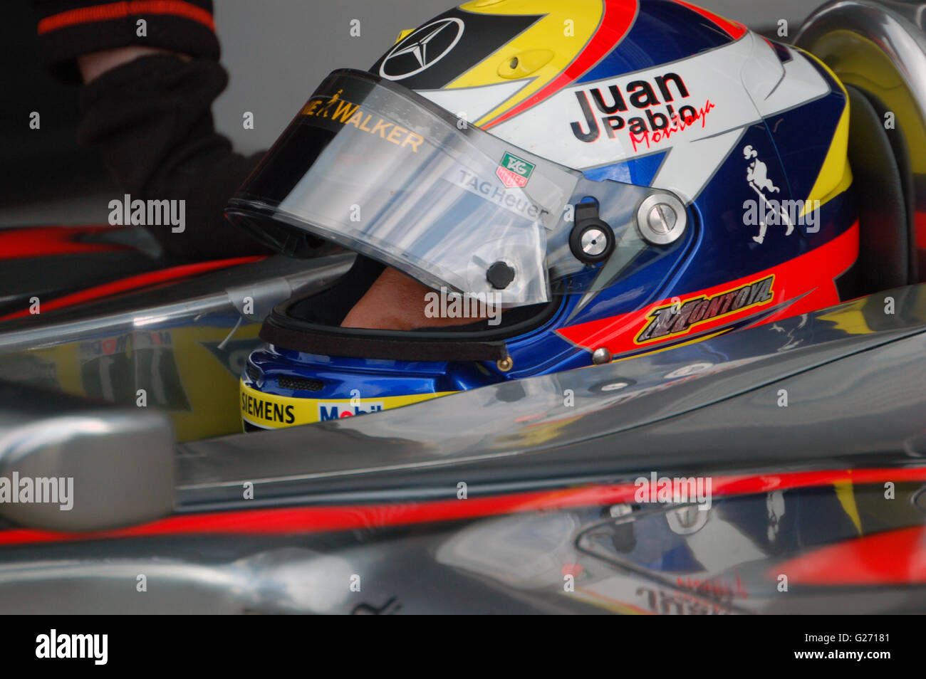 Montoya, f1 testing 2006 Stock Photo