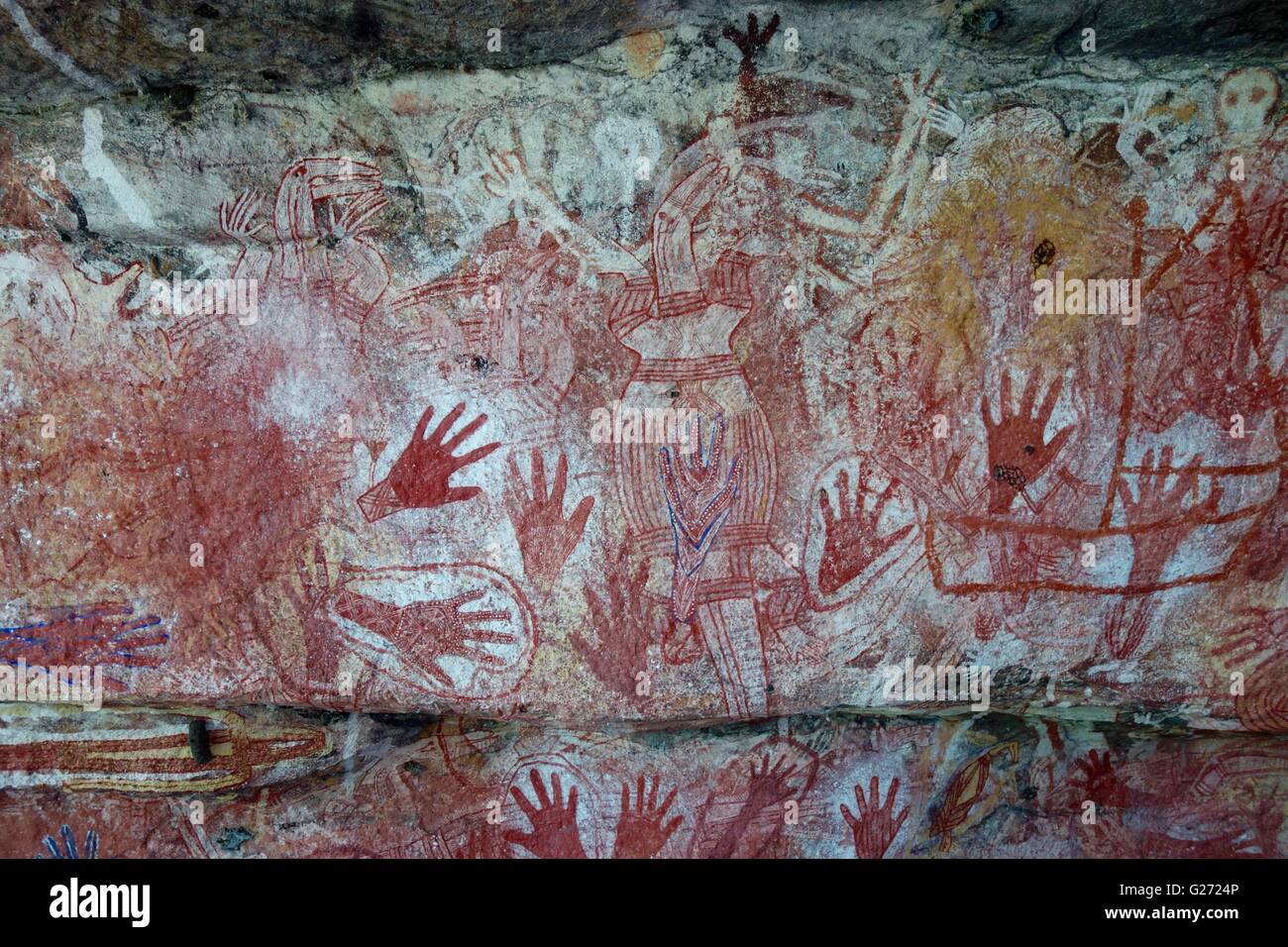 Ancient Aboriginal cave paintings known as 'rock art' found at Mount