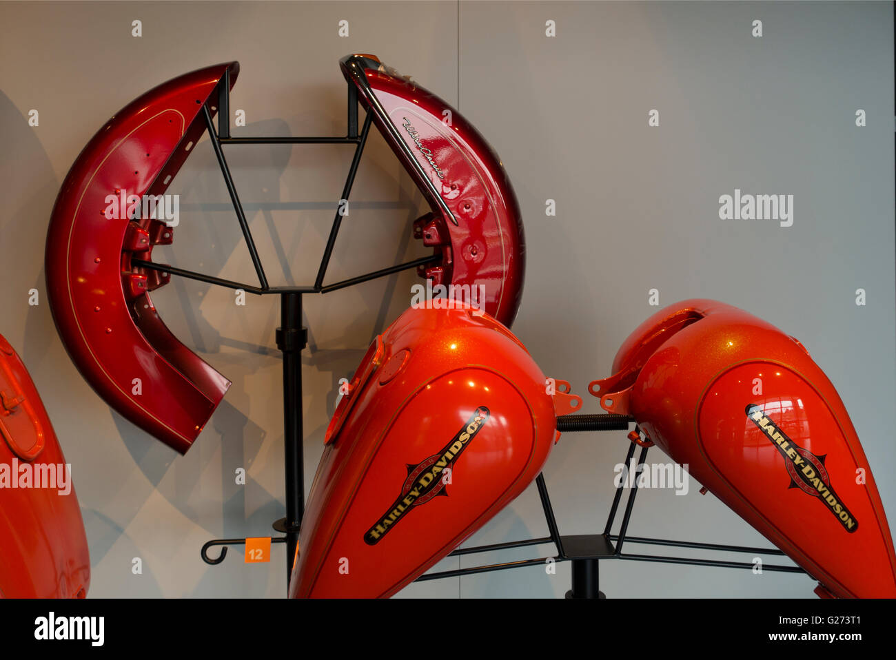 Harley Davidson motor cycles factory tour York PA Stock Photo Alamy