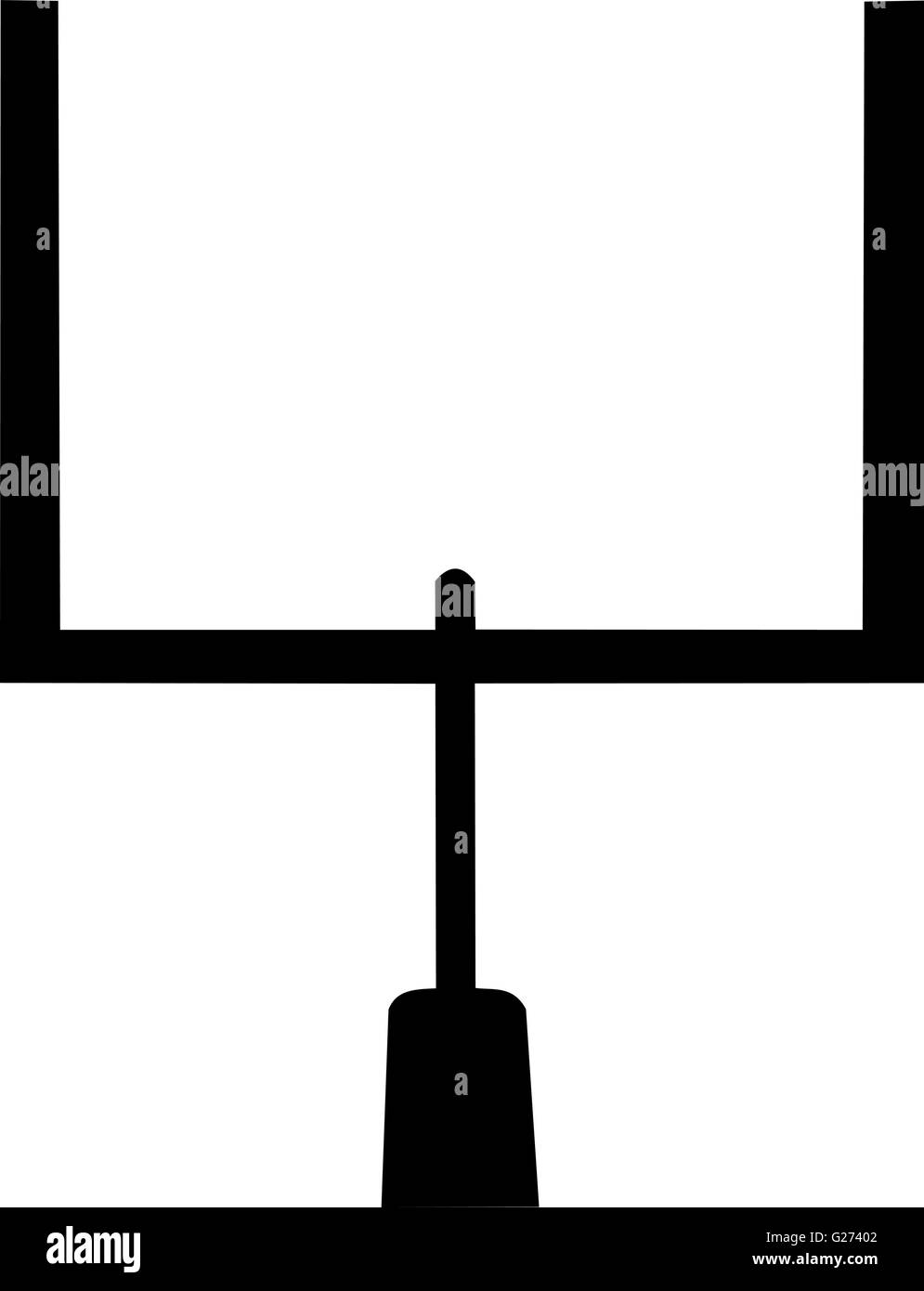 American Football Field goal Stock Vector Image & Art Alamy