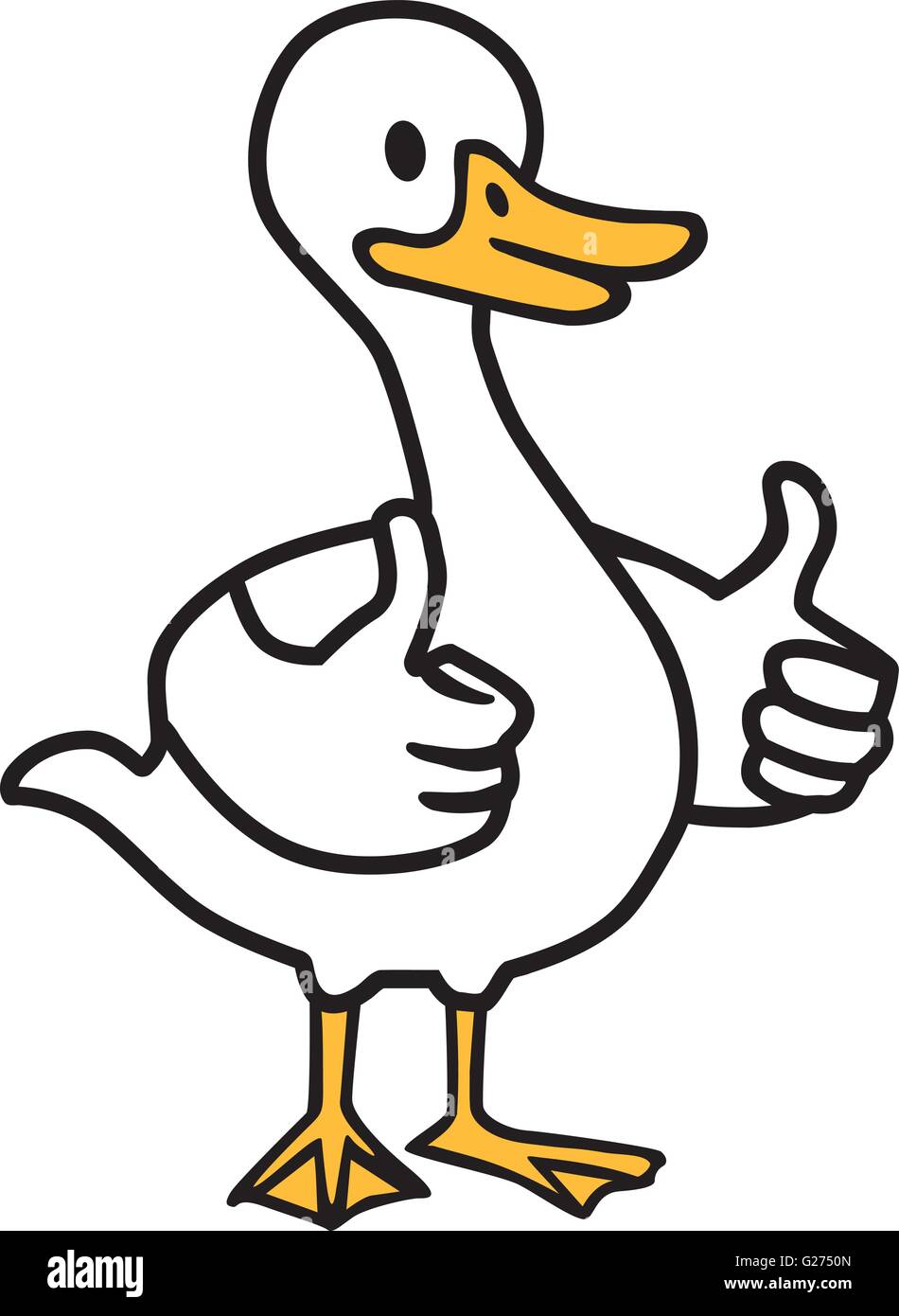 Cartoon goose hi-res stock photography and images - Alamy