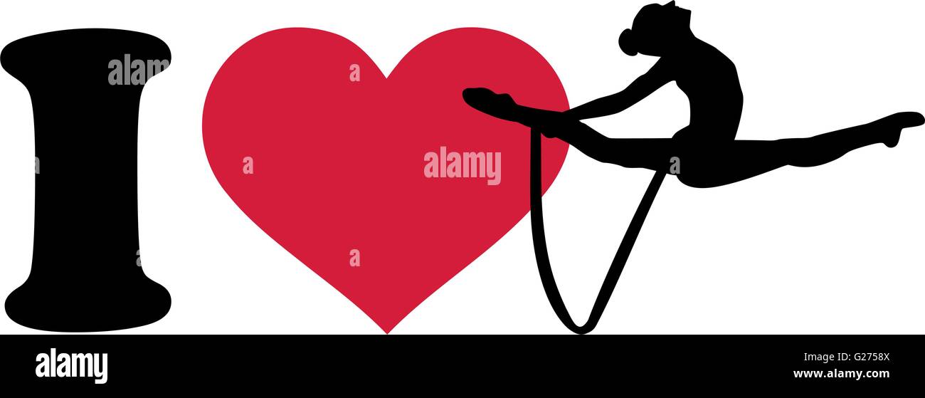 Keep Calm And Love Rhythmic Gymnastics