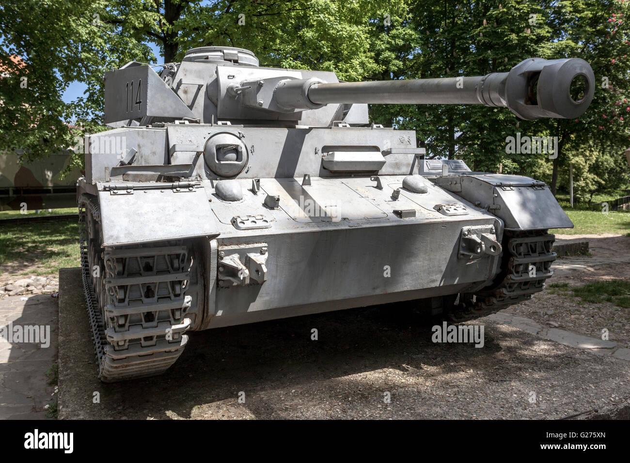 Uprising Museum, Tank Tiger IV German Panzer PzKpfw. IV J Banska Bystrica, Slovakia Stock Photo