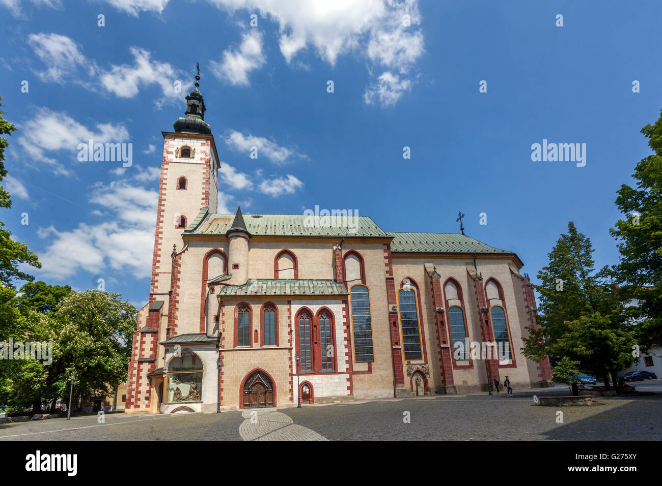 Church of the Assumption, Banska Bystrica, Slovakia, Europe Stock Photo