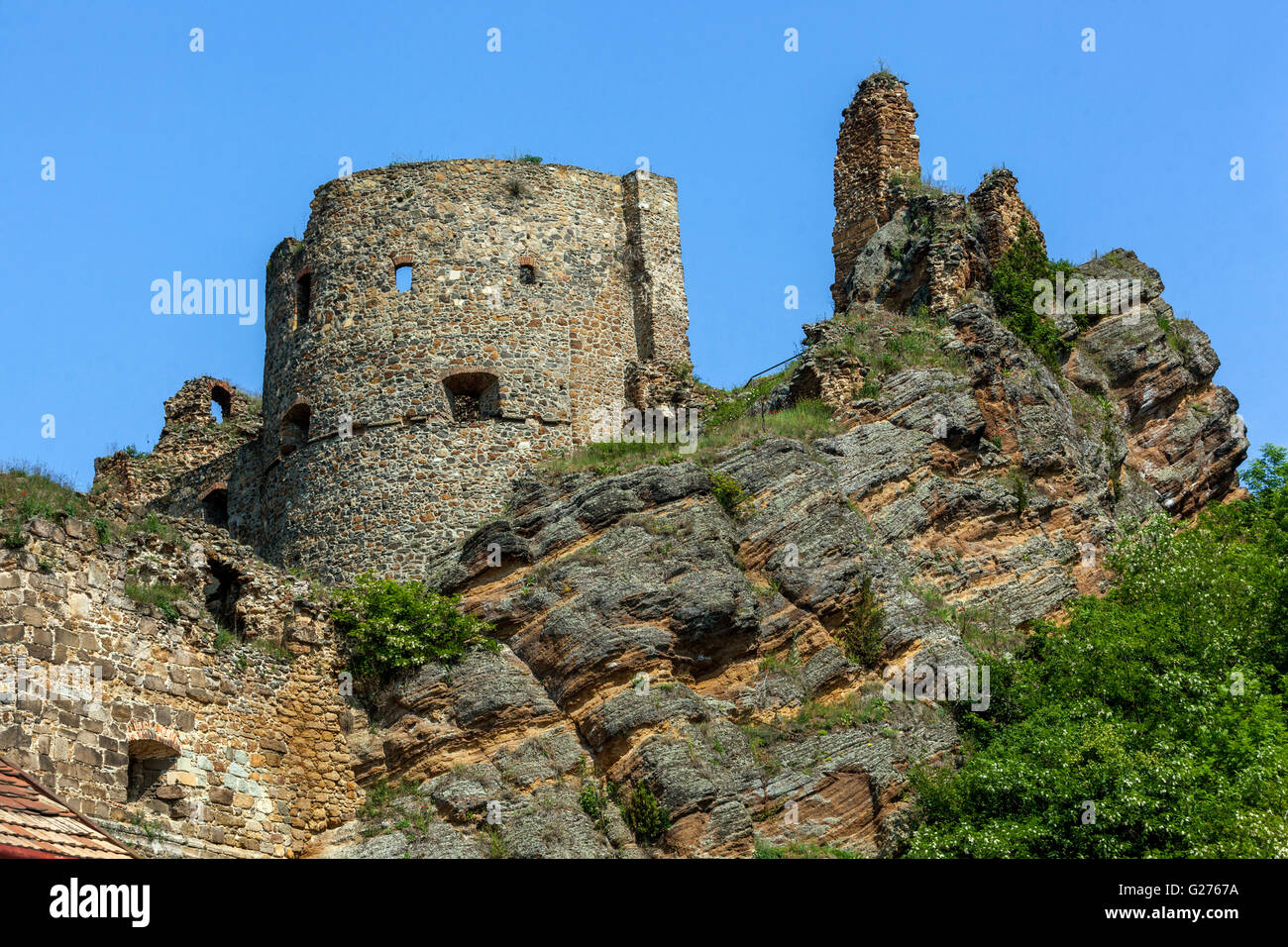The Castle Filakovo, ruins, Slovakia, Europe Stock Photo
