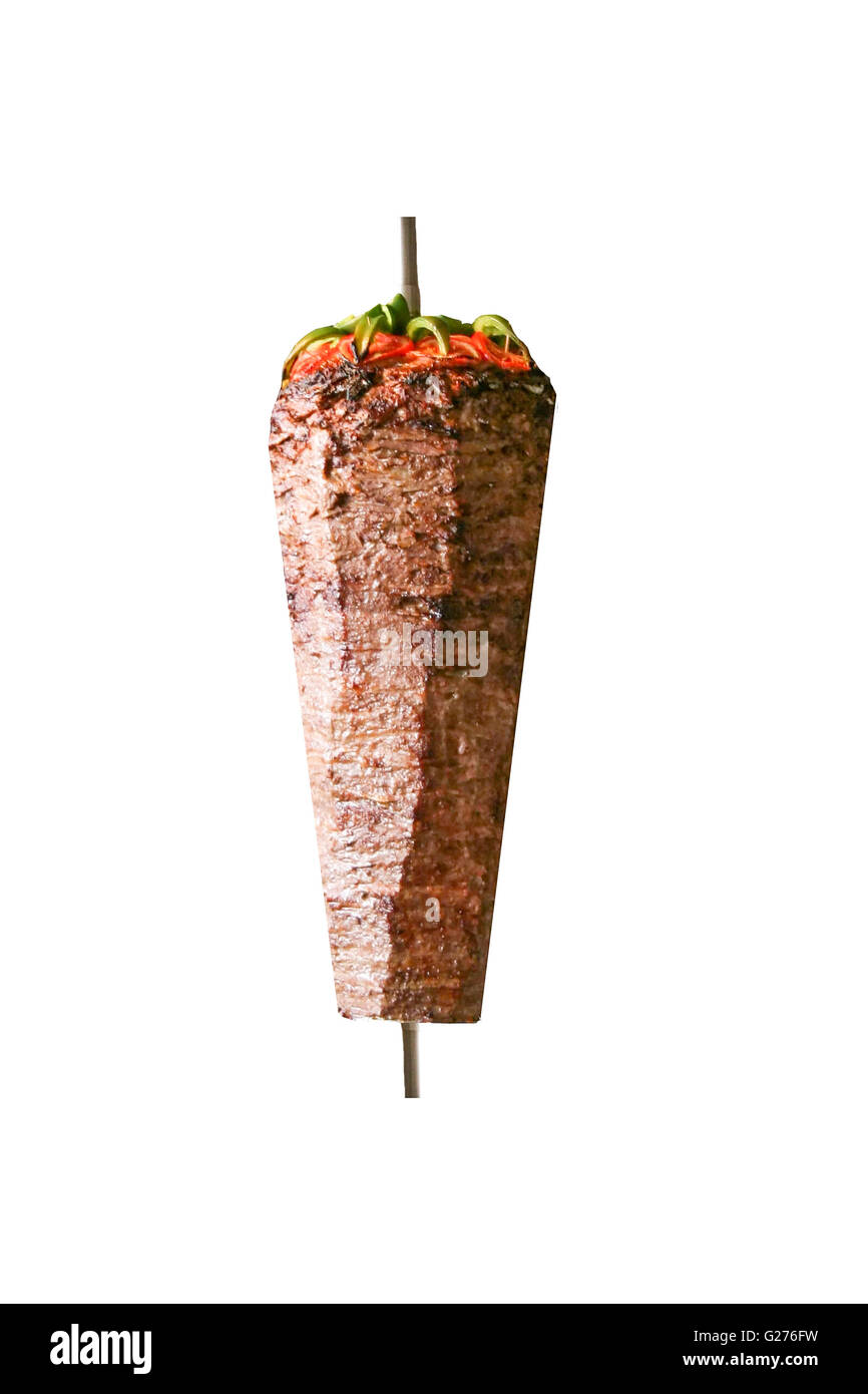 Turkish dish Döner Kebab as a turning roast Stock Photo - Alamy