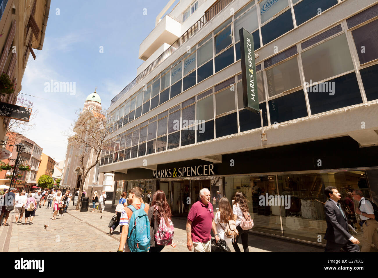 Marks & Spencer store ( M&S Store ), Main Street, Gibraltar Europe Stock  Photo - Alamy