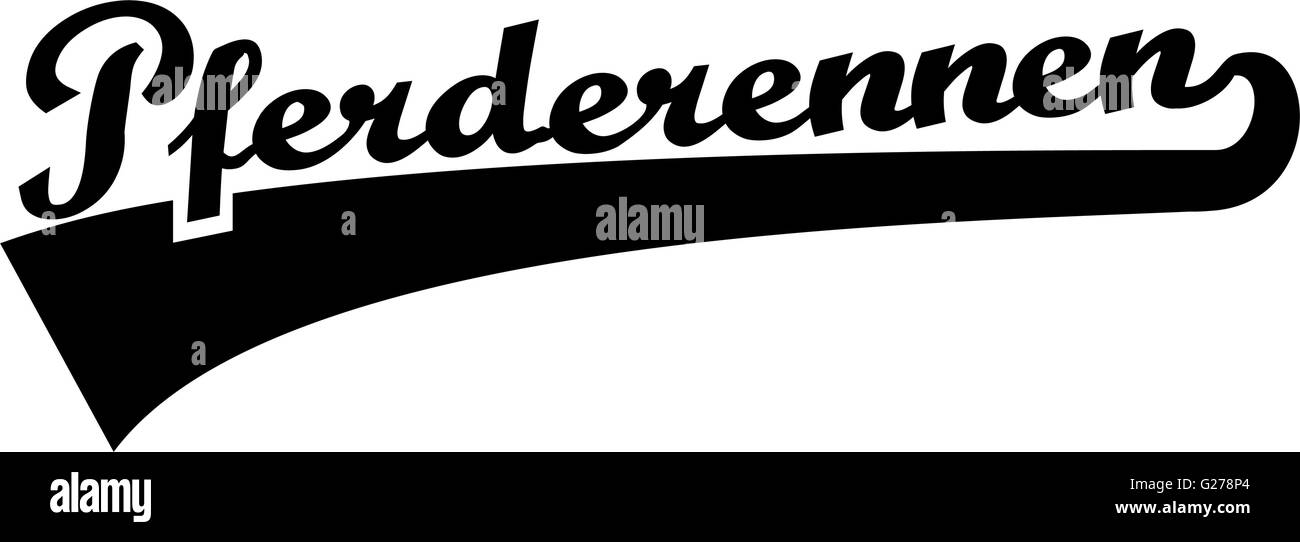 German horse racing Stock Vector Images Alamy