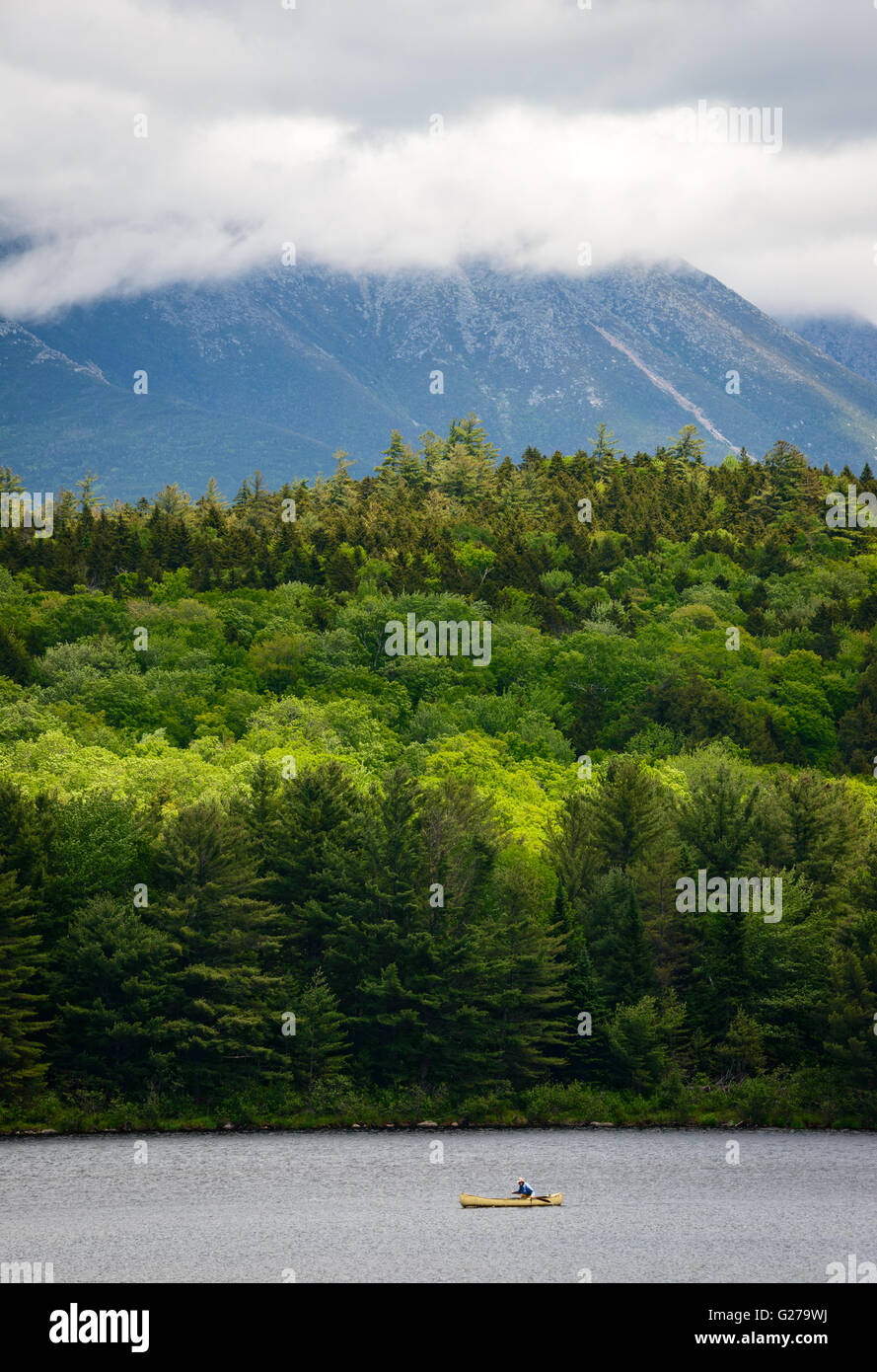 Maine North Woods Stock Photo Alamy